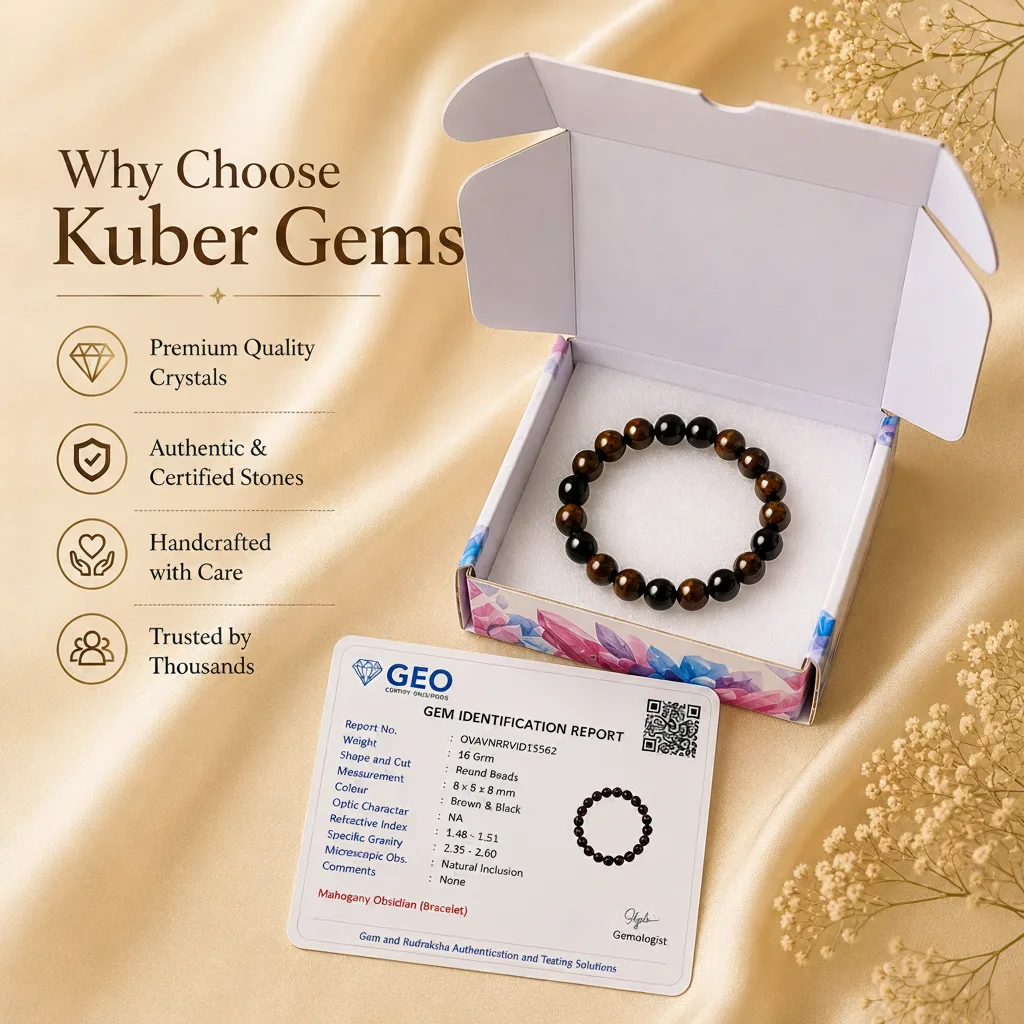 Mahogany Obsidian Bracelet 8 MM Beads