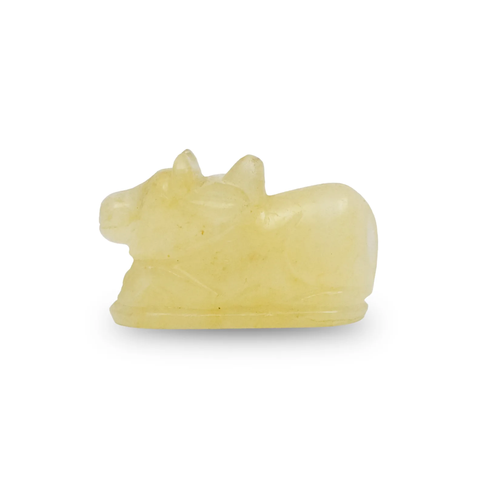Yellow Aventurine Nandi - ( 63 Gram )