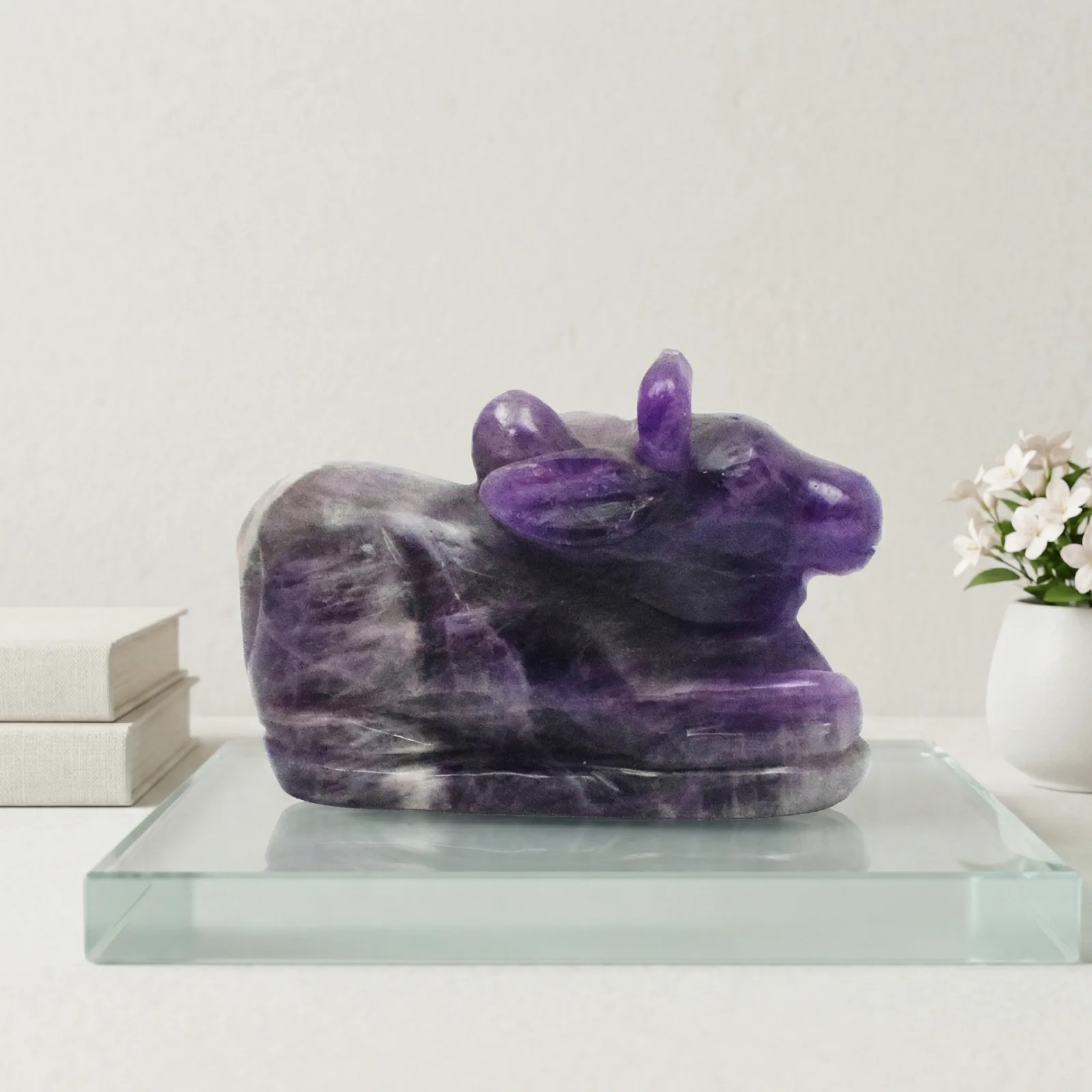 Amethyst Nandi - ( 131 Gram )