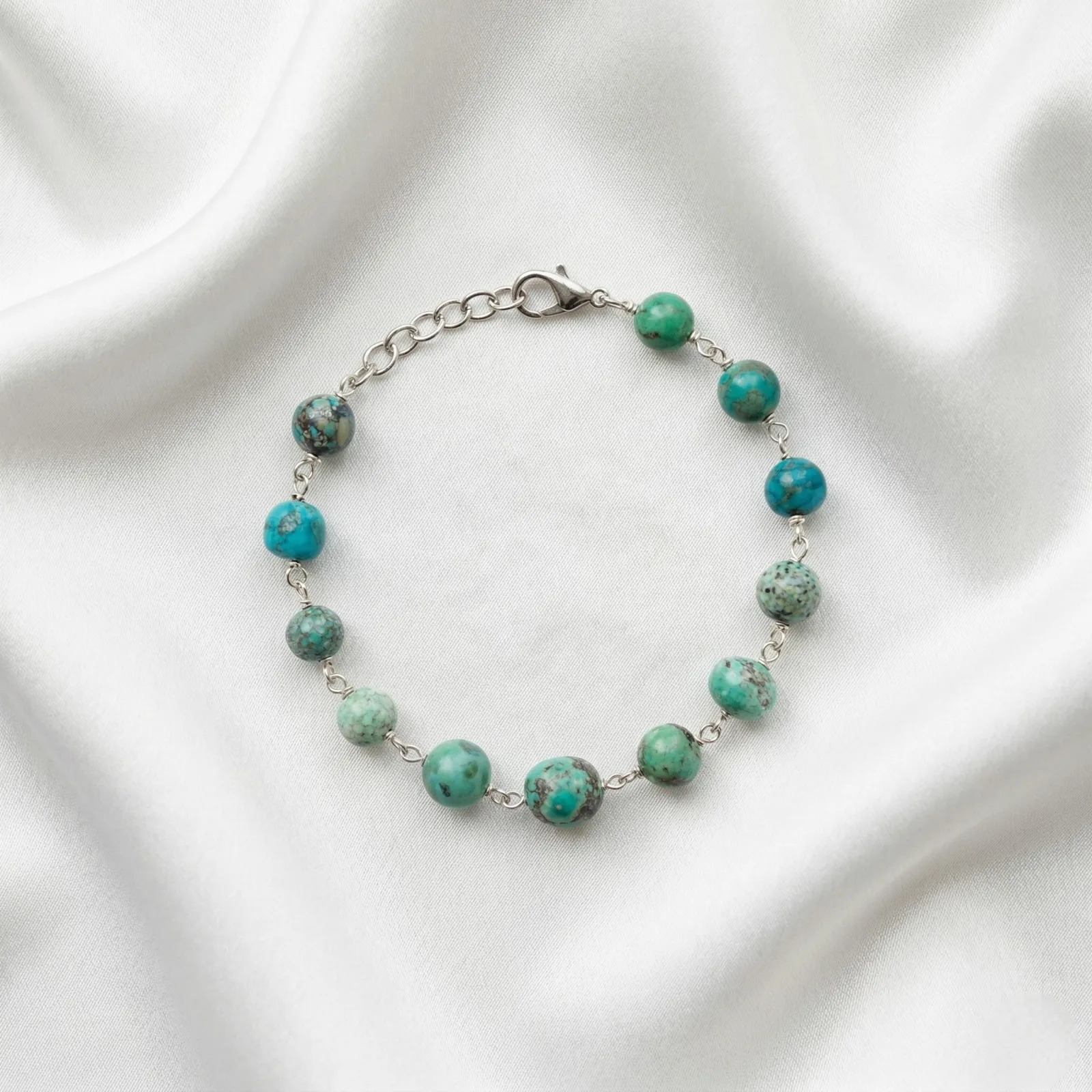 Iranian turquoise Bracelet ( 26 - 52 Carat )