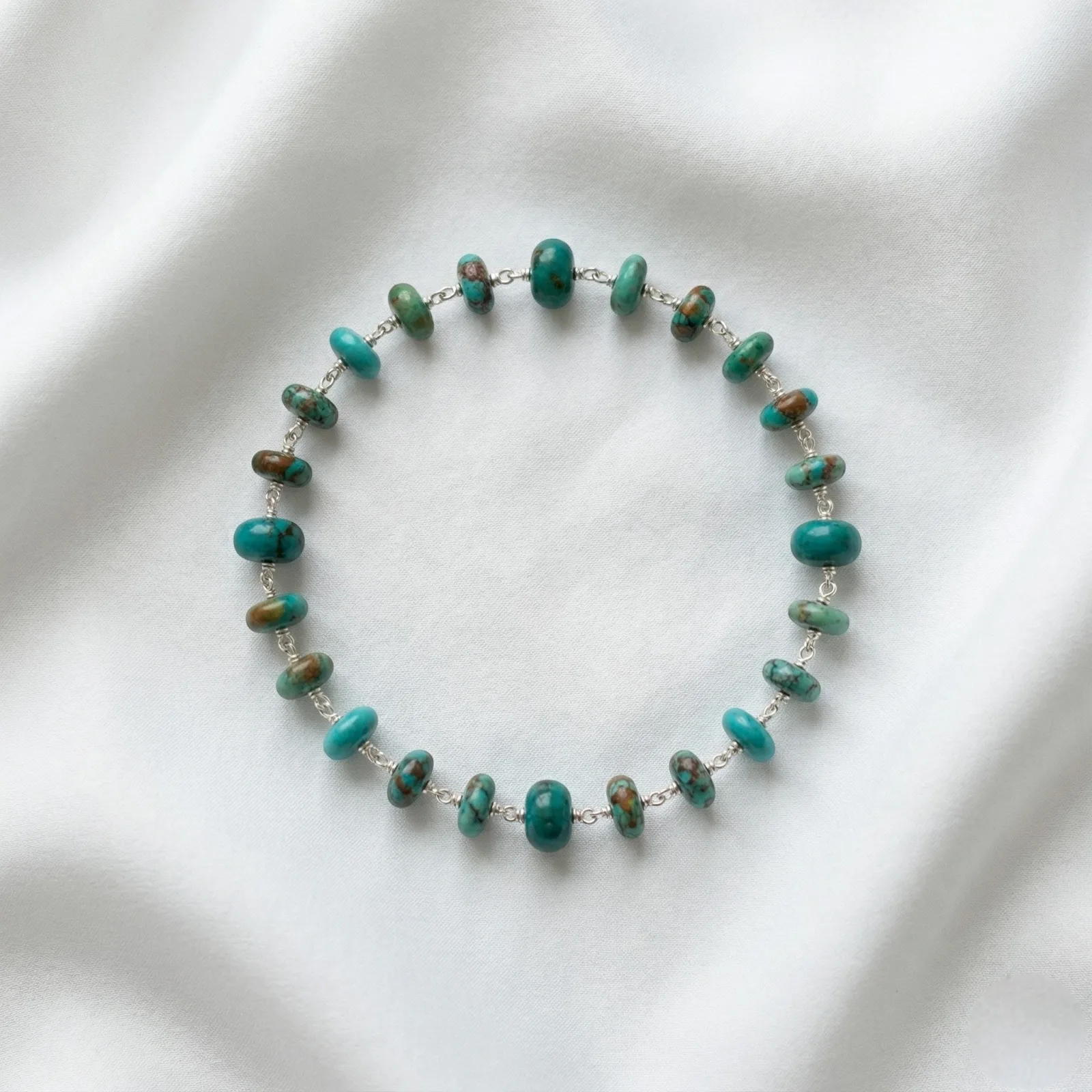 Iranian turquoise Bracelet ( 26 - 52 Carat )