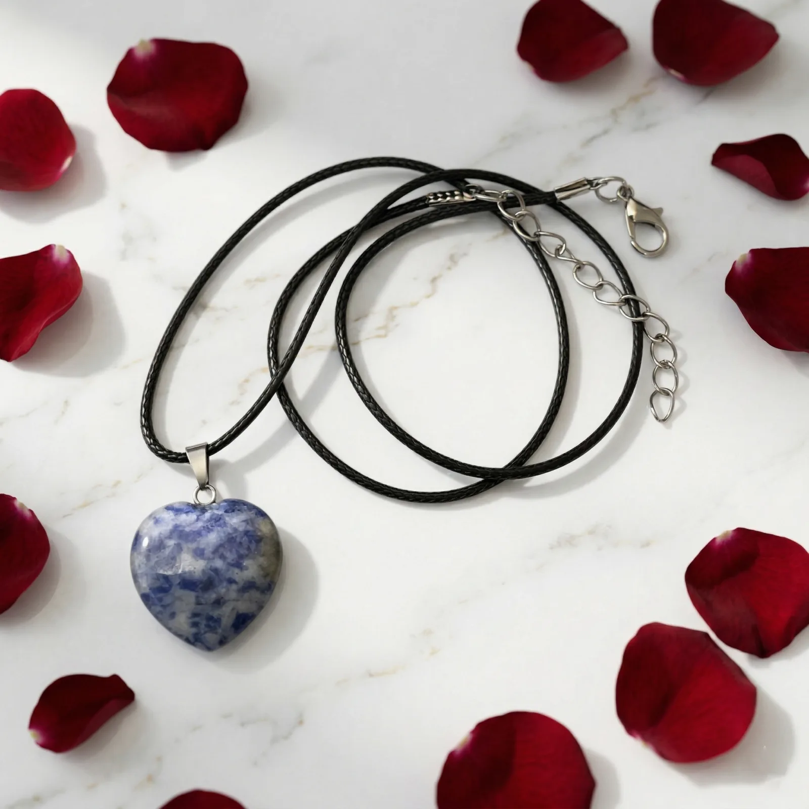 Sodalite Heart Pendant