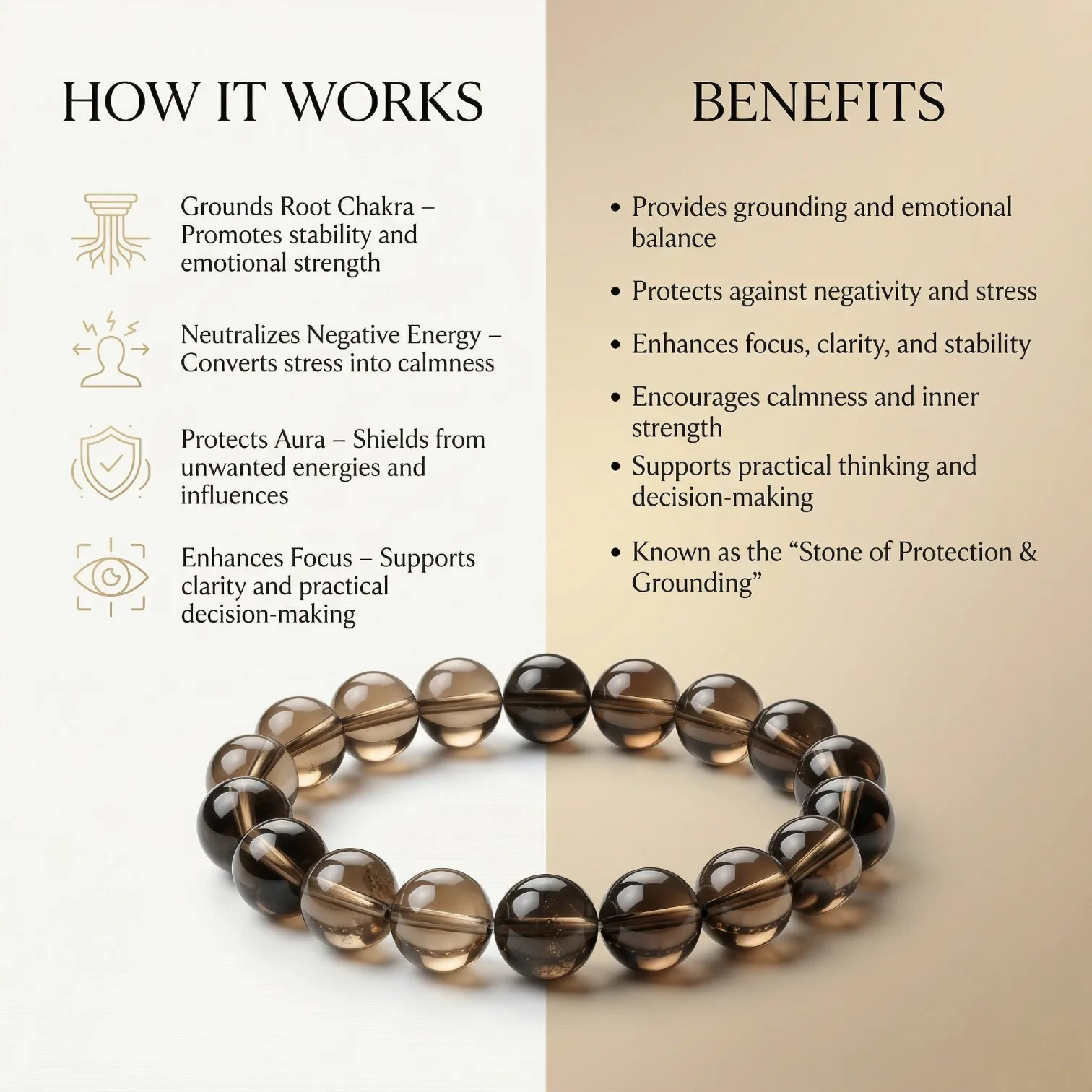 Smoky Quartz Bracelet