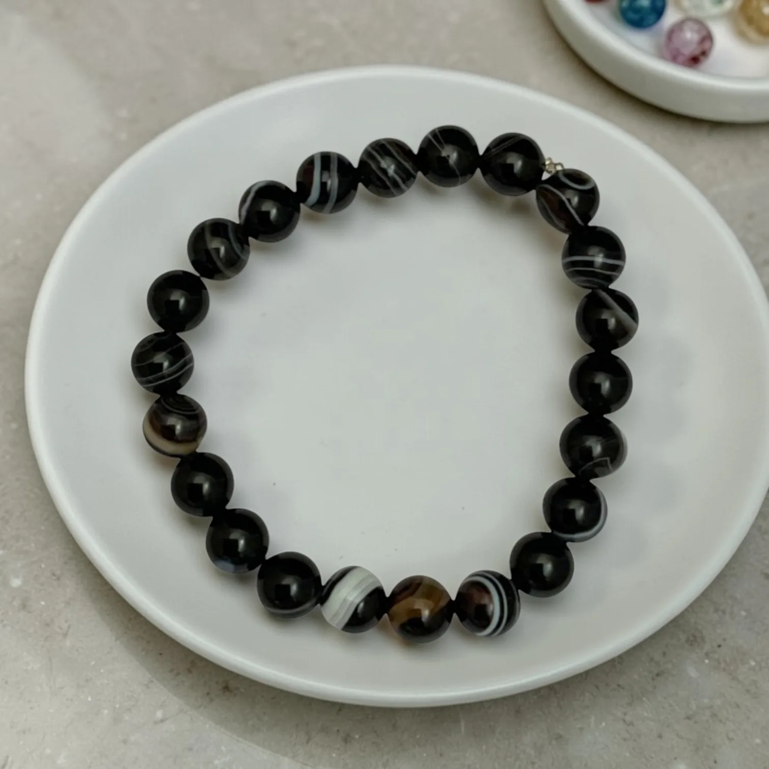Black Agate Bracelet