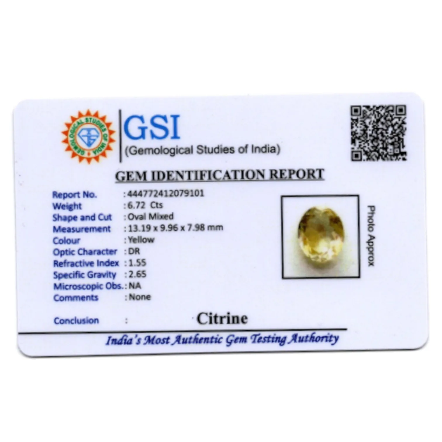 Citrine - 6.72 Carat