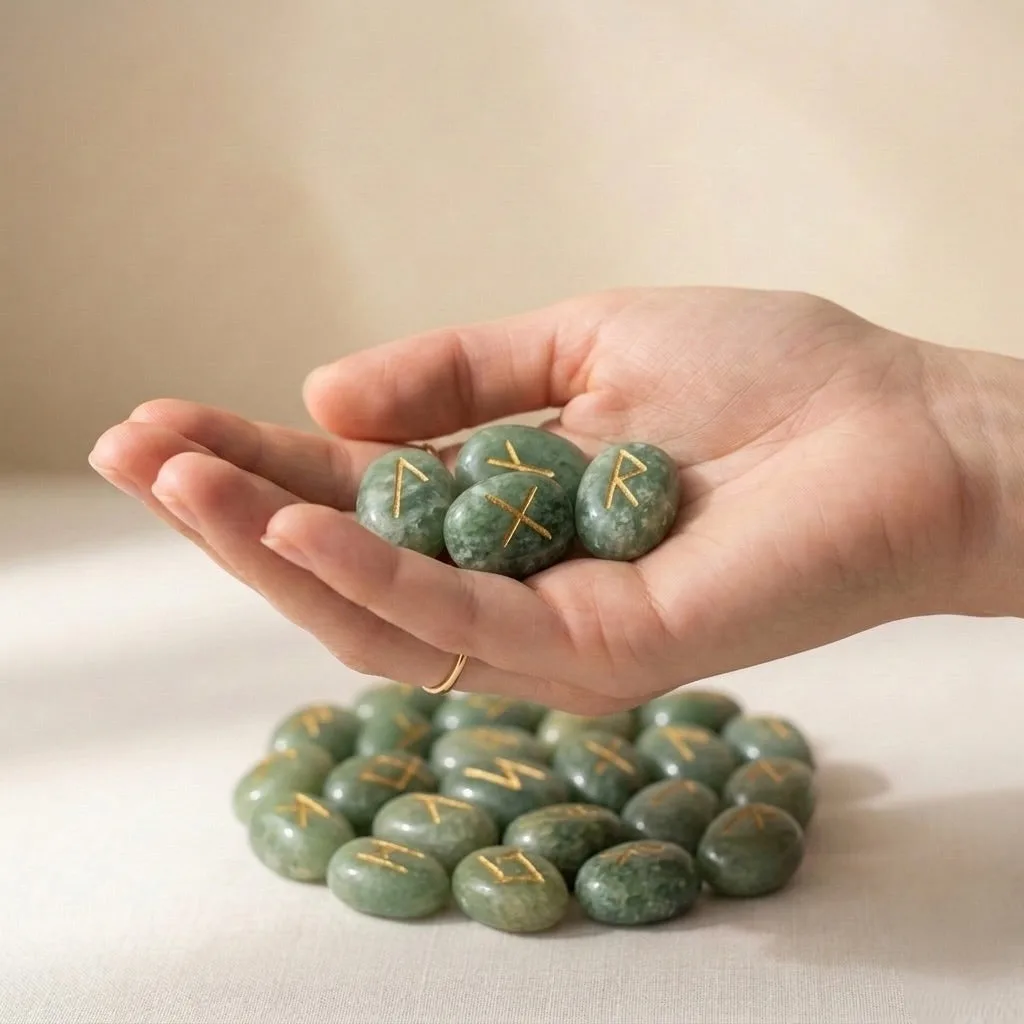 Amazonite Rune Set