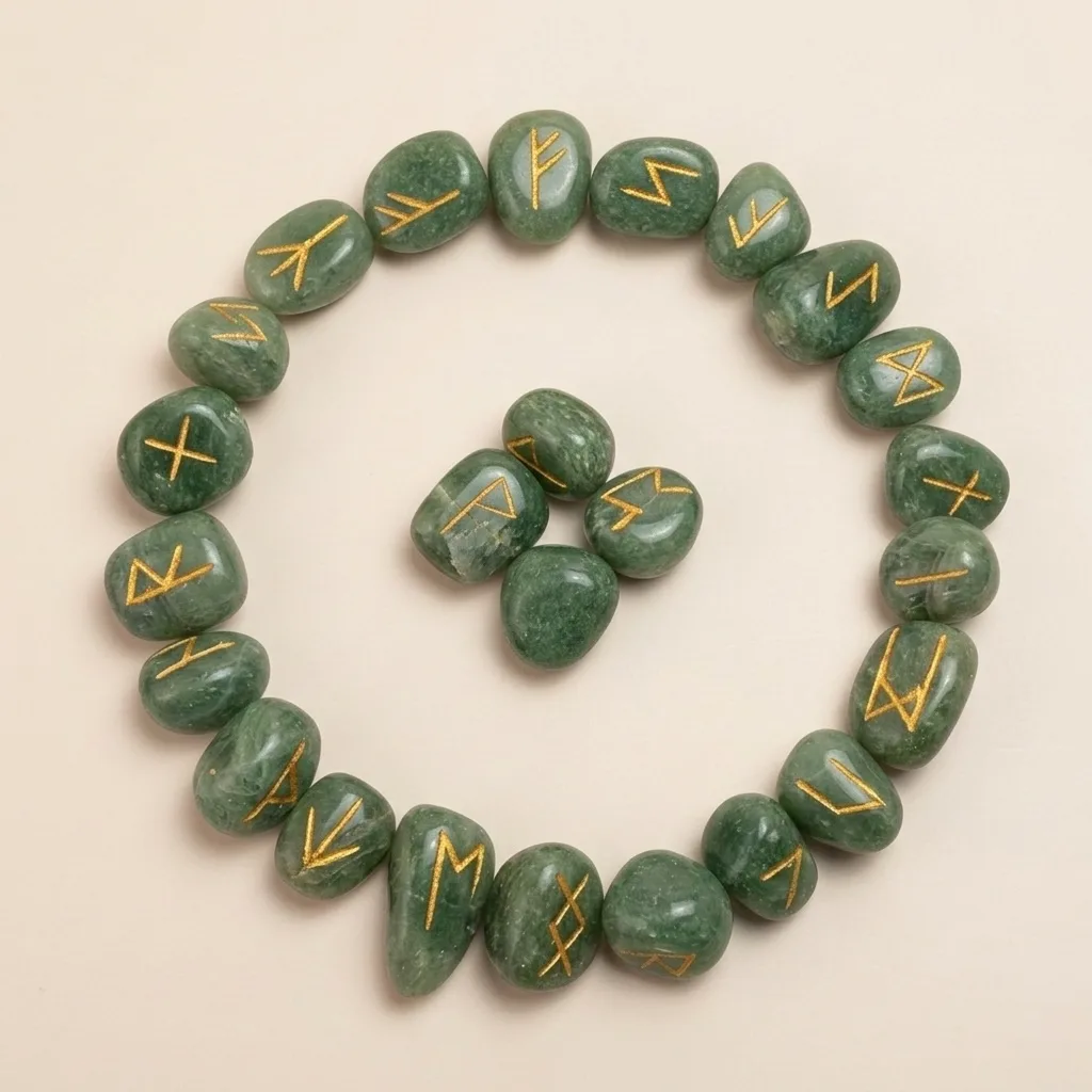 Amazonite Rune Set