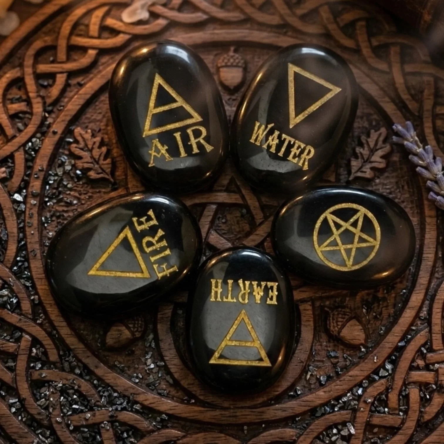 Black Agate 5 Element Chakra