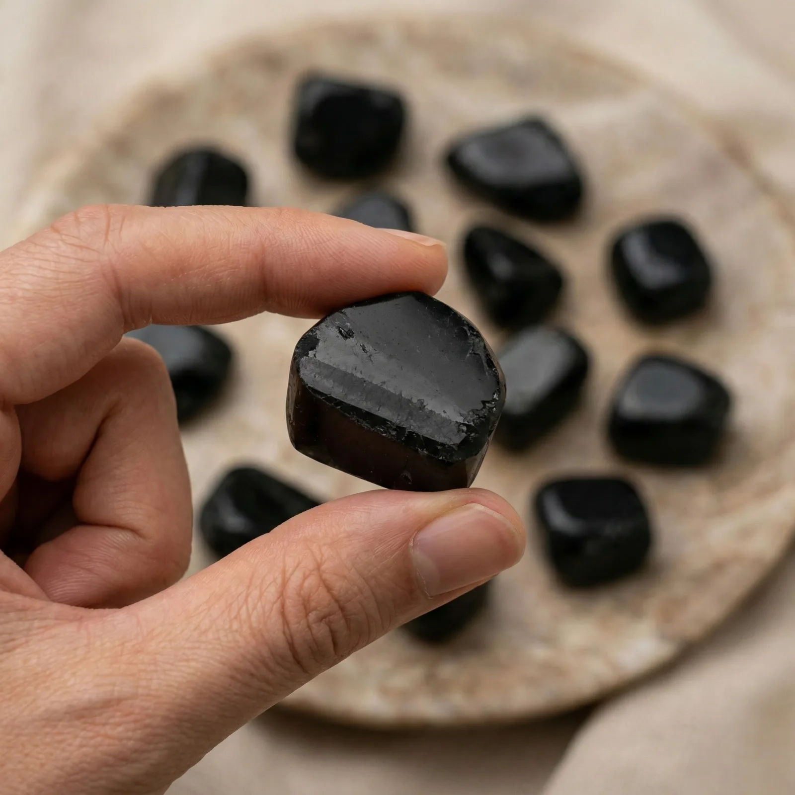 Black Tourmaline Tumble