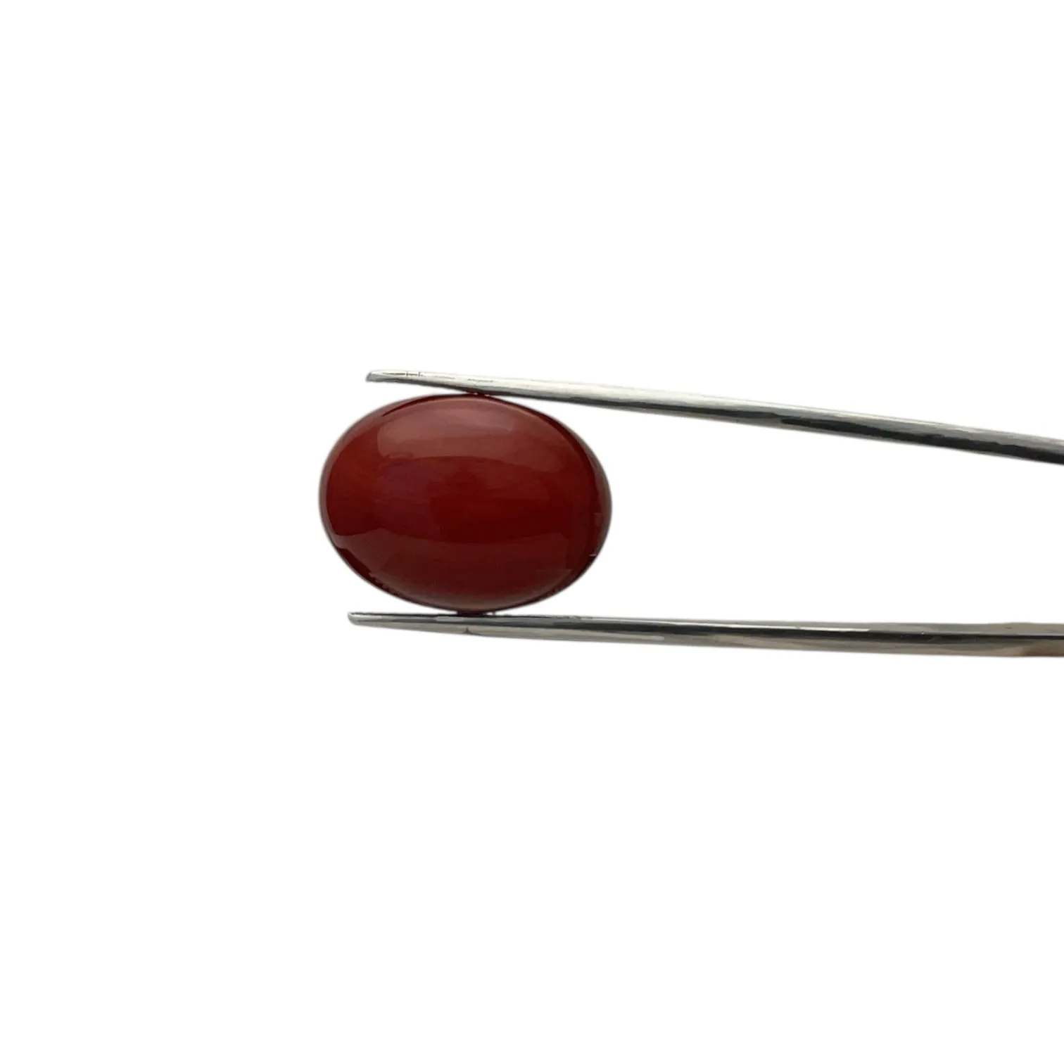 Carnelian Oval Cabachon - 18.1 Carat