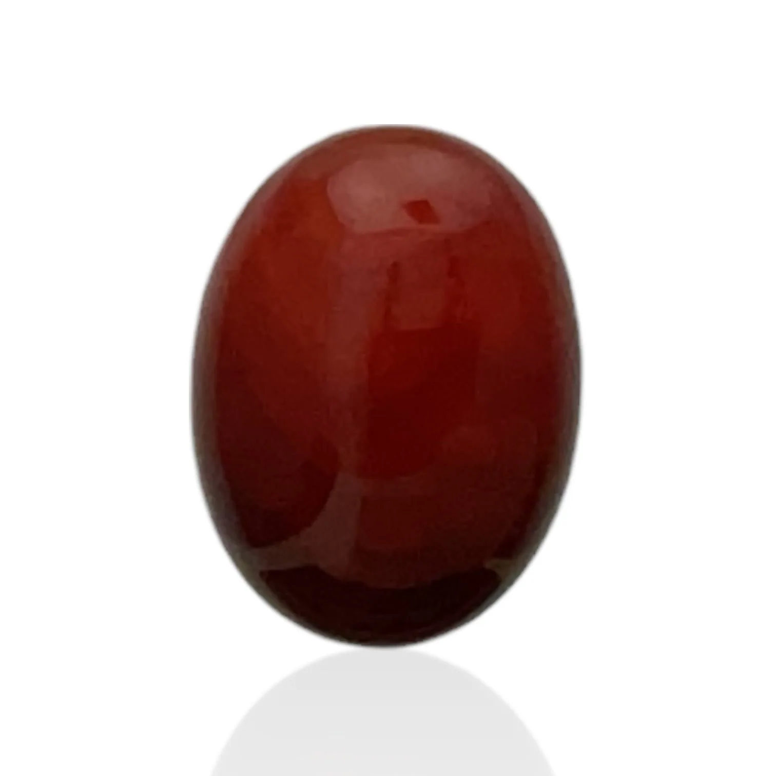 Carnelian Oval Cabachon - 18.4 Carat