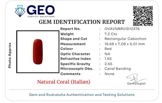 Natural Coral (Italian) - 7.2 Carat