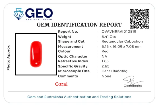 Red Coral (Italian) - 6.41 Carat