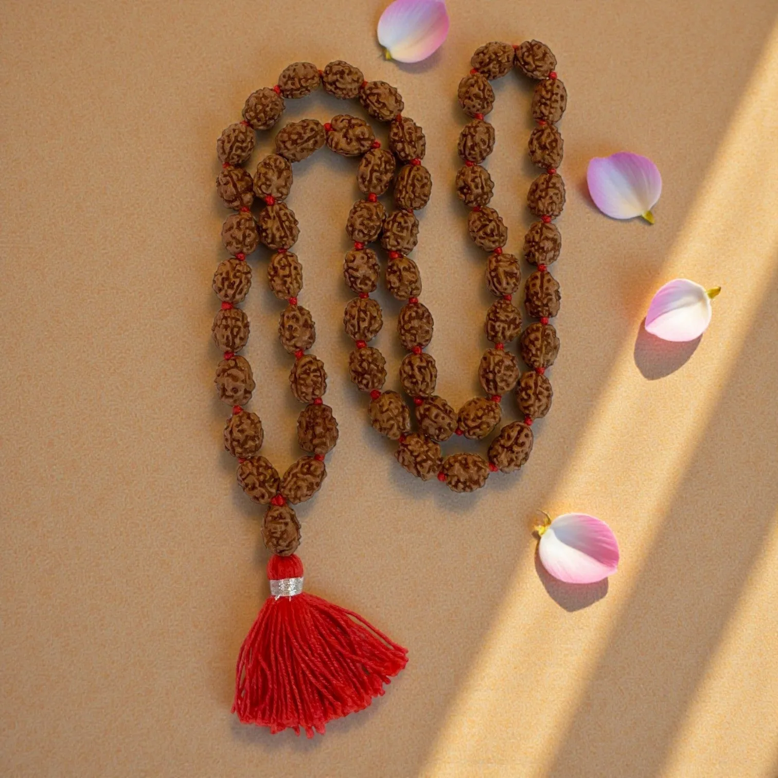 3 Mukhi Rudraksha Mala (108+1)