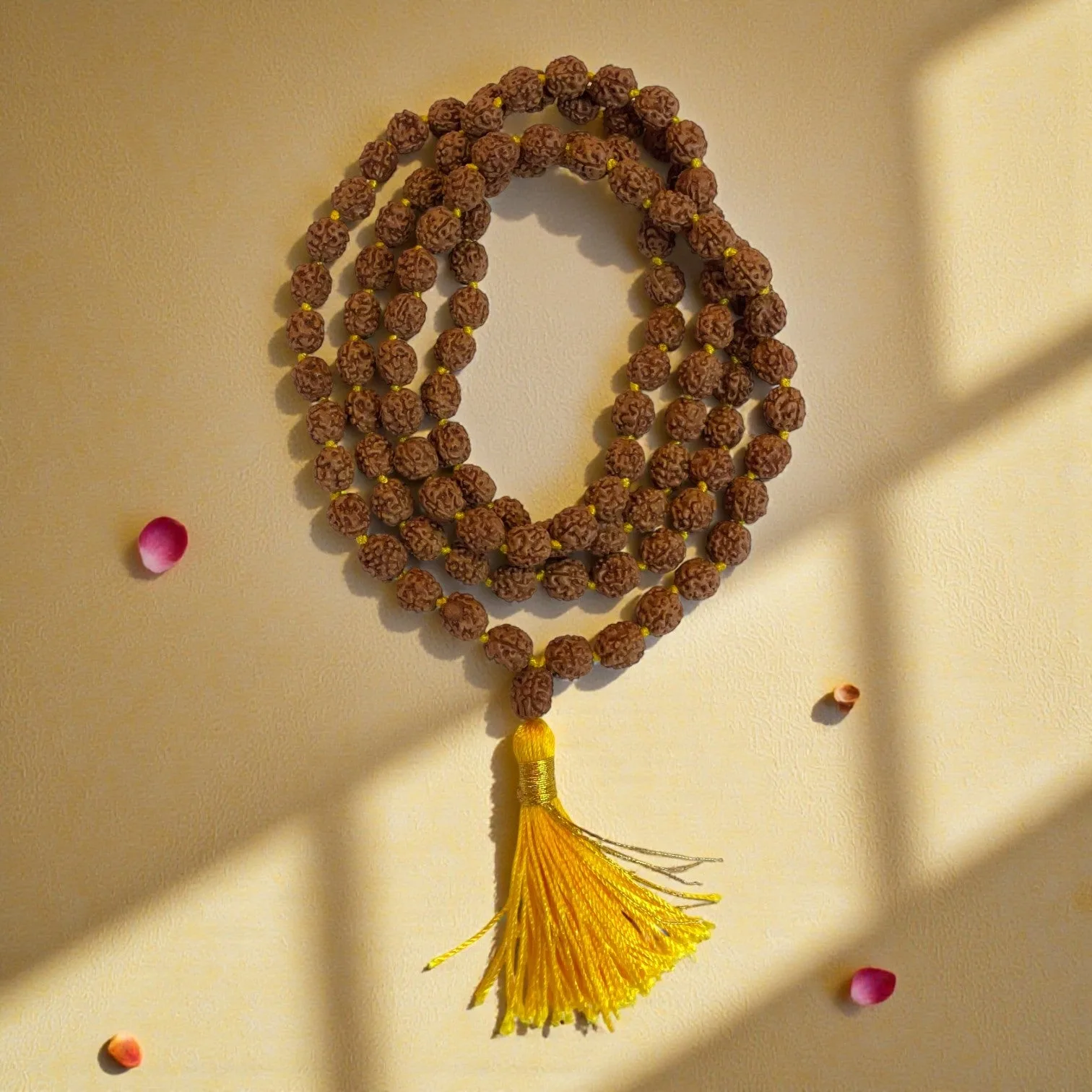 3 Mukhi Rudraksha Mala (108+1)