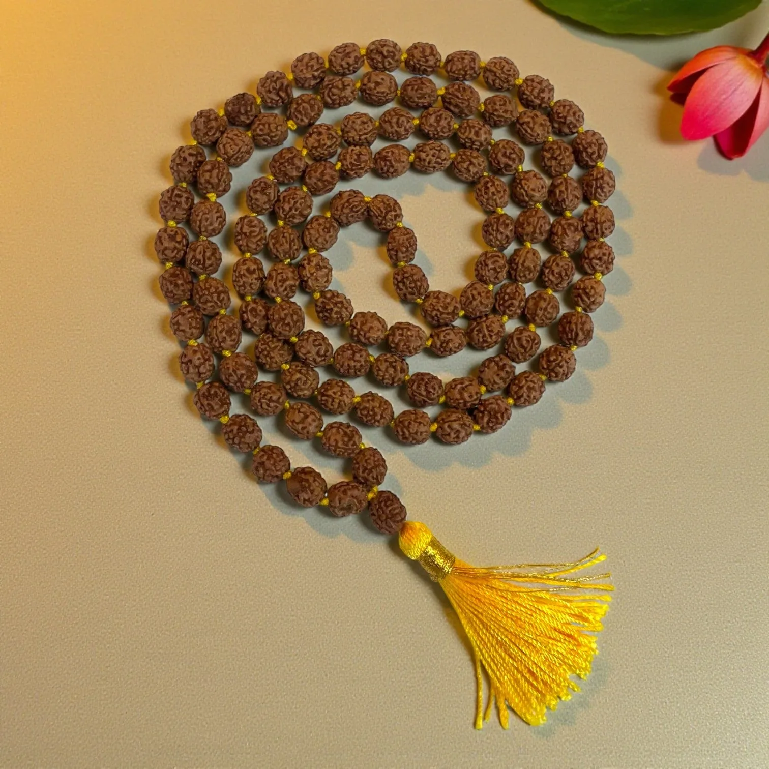 3 Mukhi Rudraksha Mala (108+1)