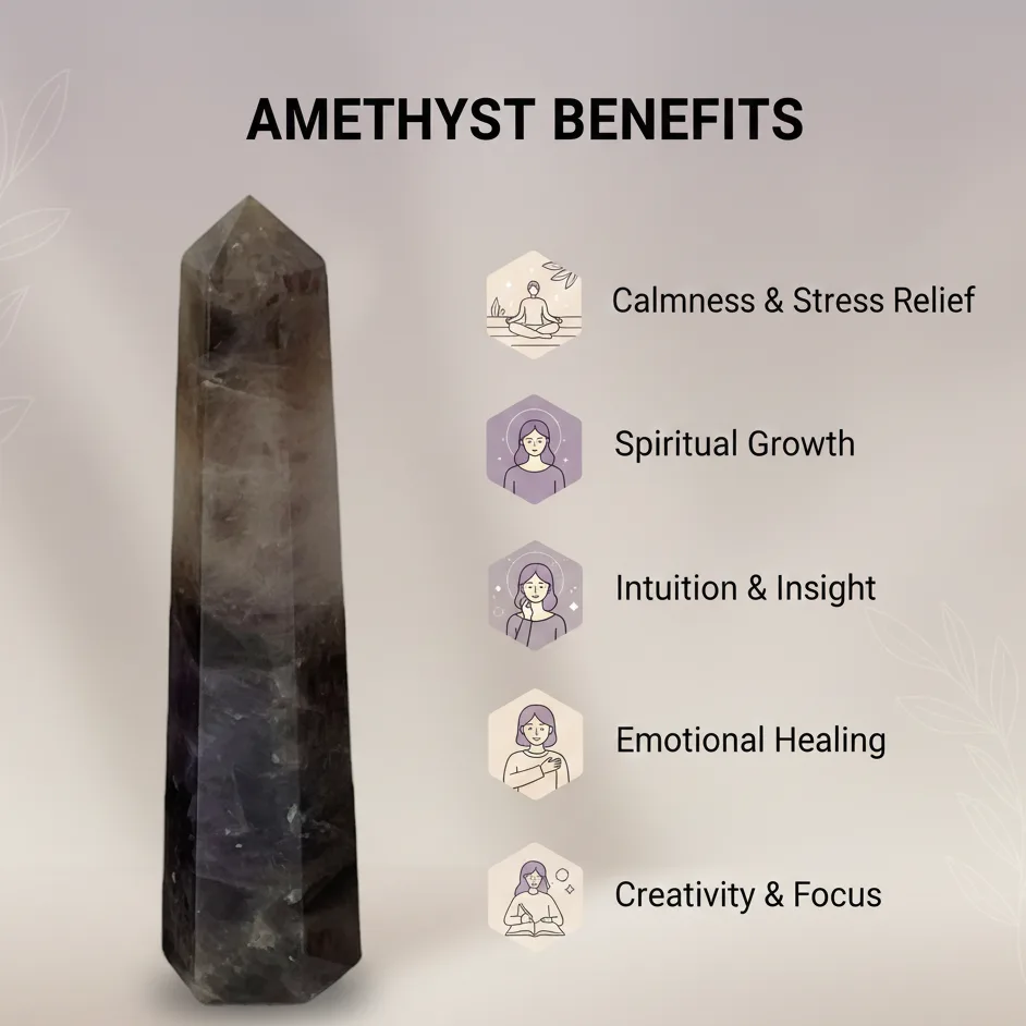 Amethyst pencil