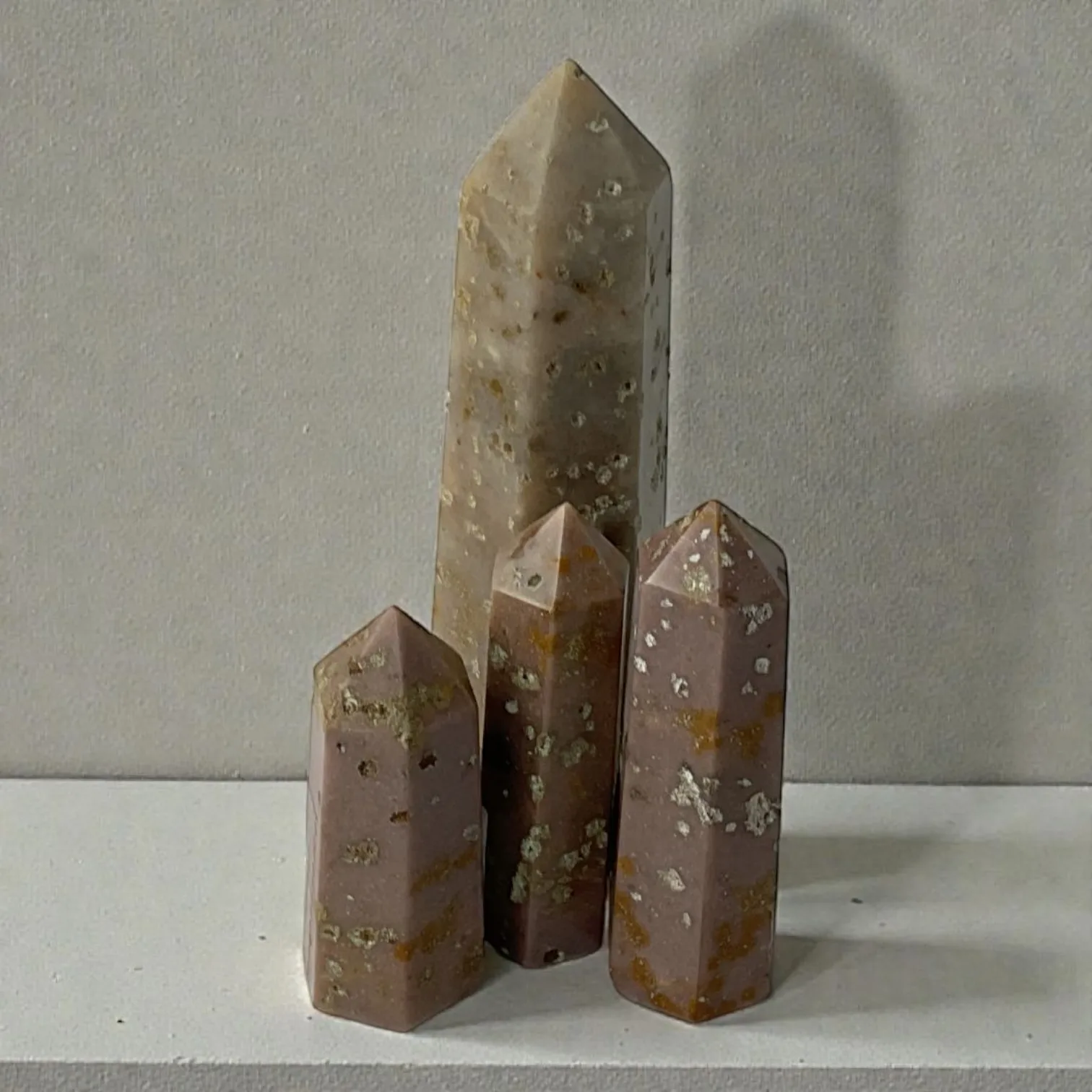 Pink Dendritic AGATE Pencil