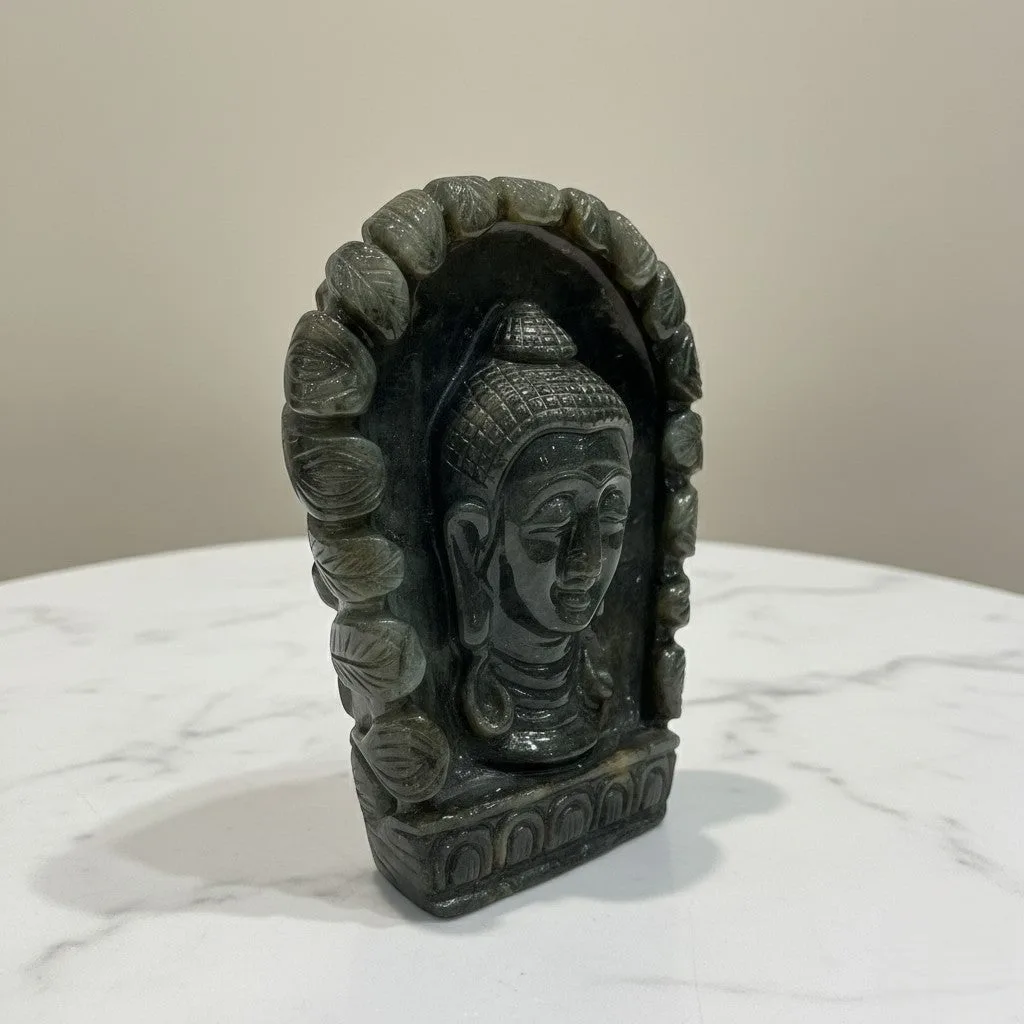 Labrodorite Buddha