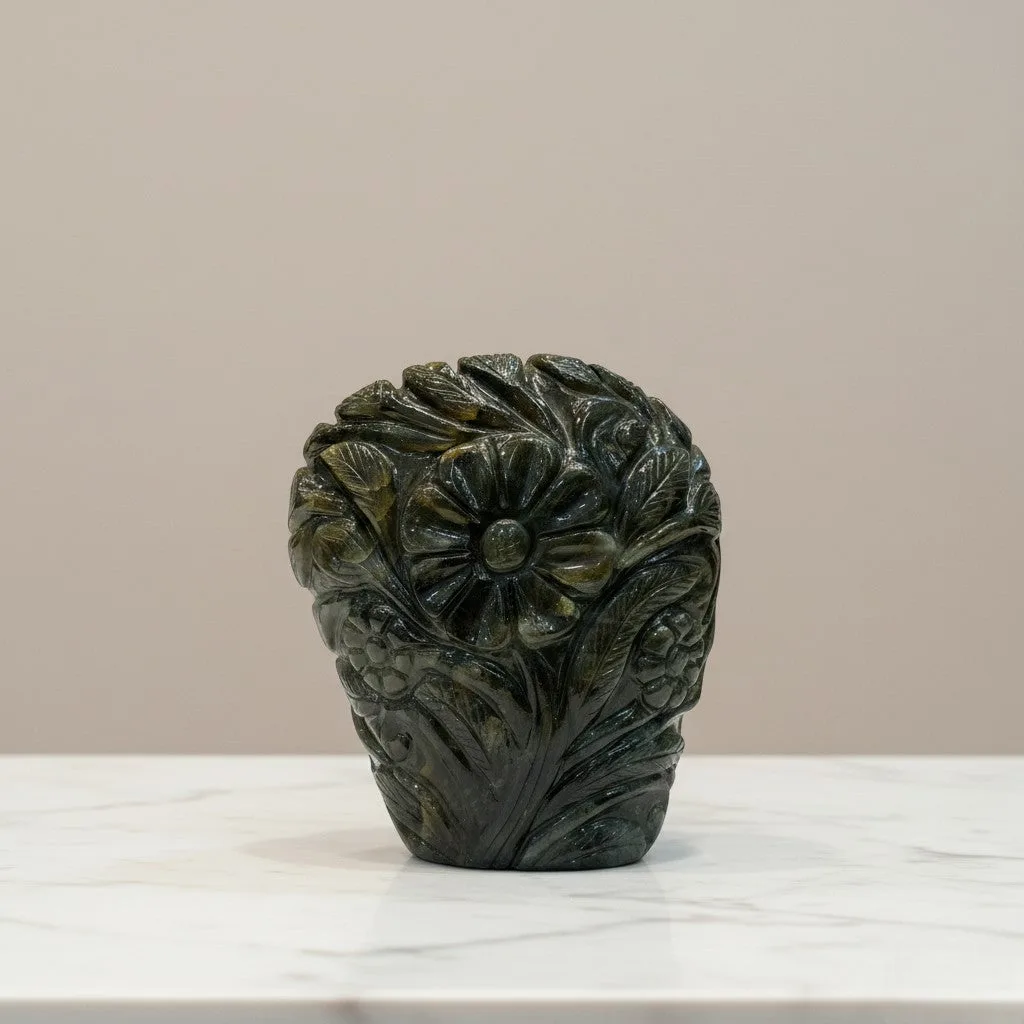 Labrodorite Buddha