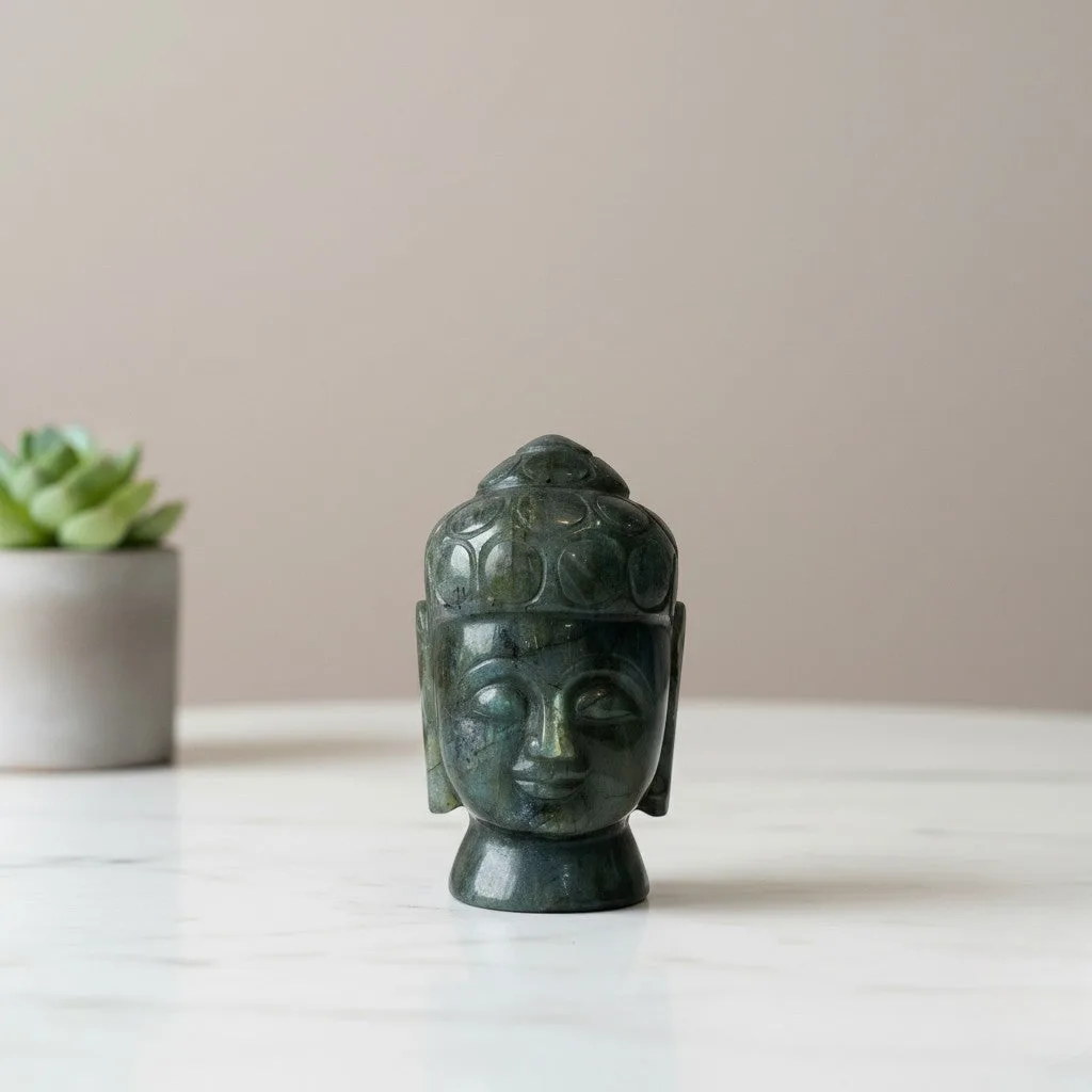 Labrodorite Buddha