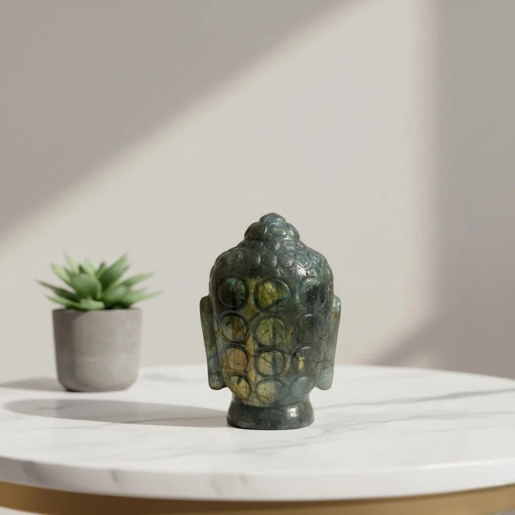 Labrodorite Buddha