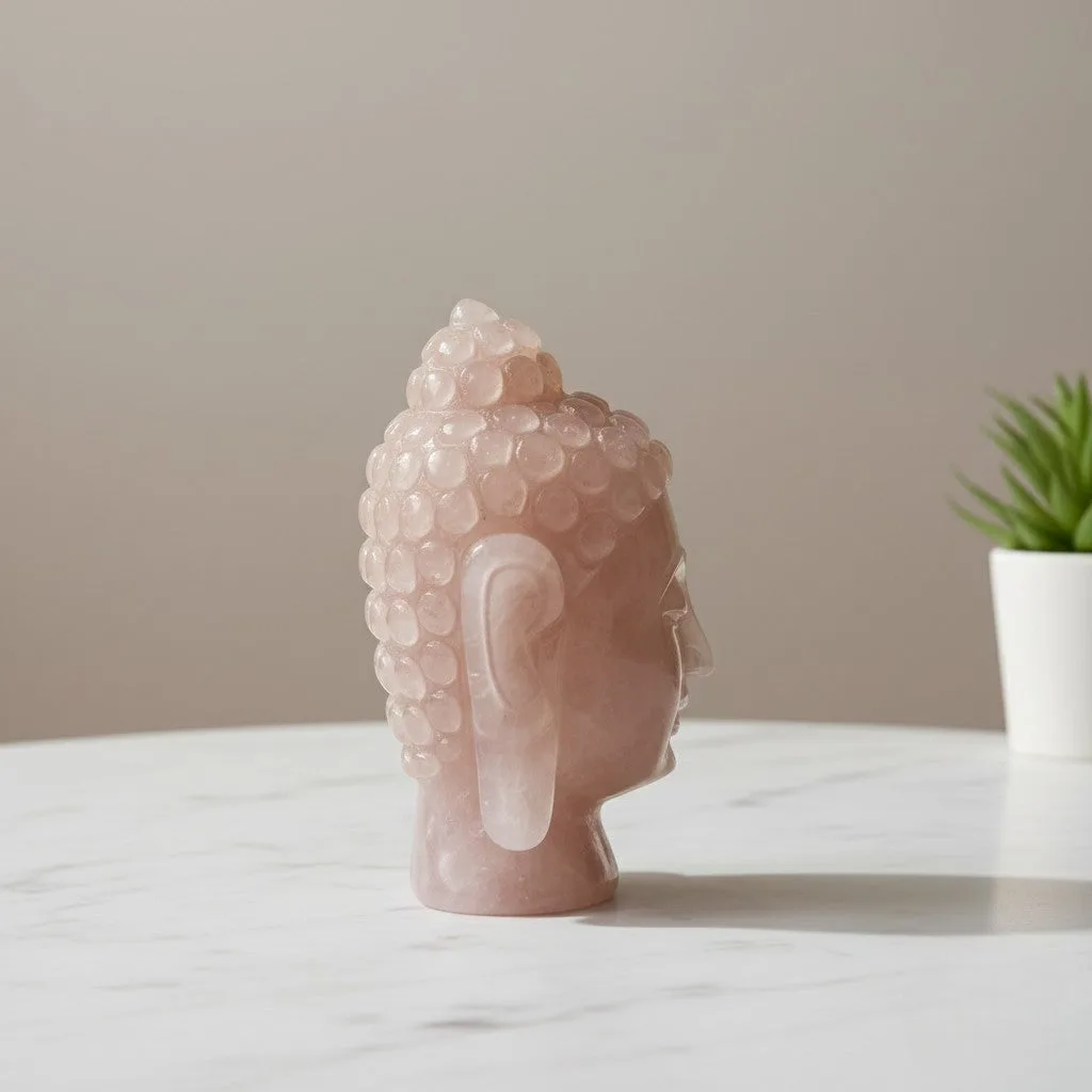 Rose Quartz Buddha
