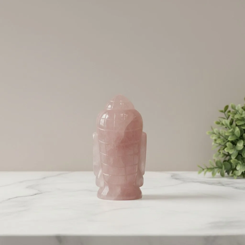 Rose Quartz Buddha