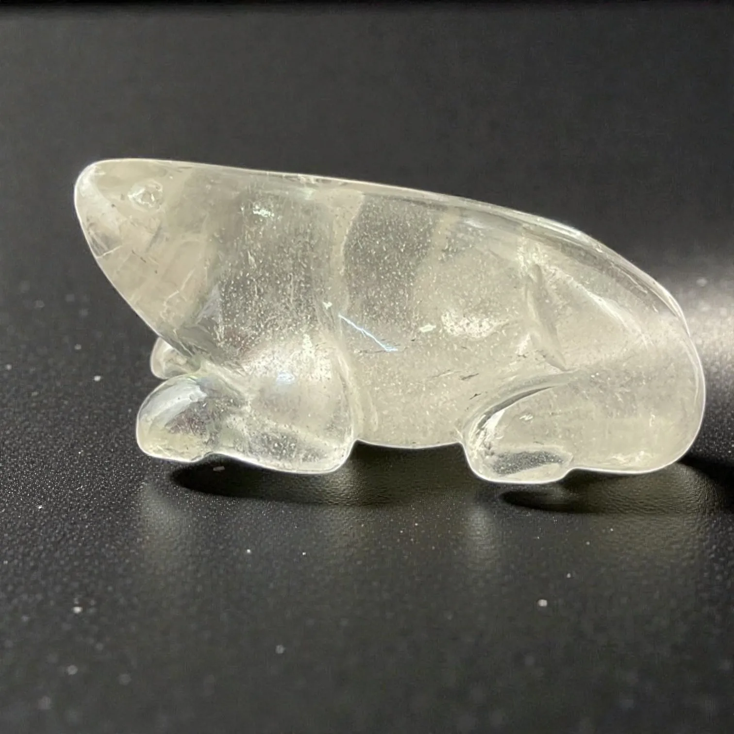 Clear Quartz Frog
