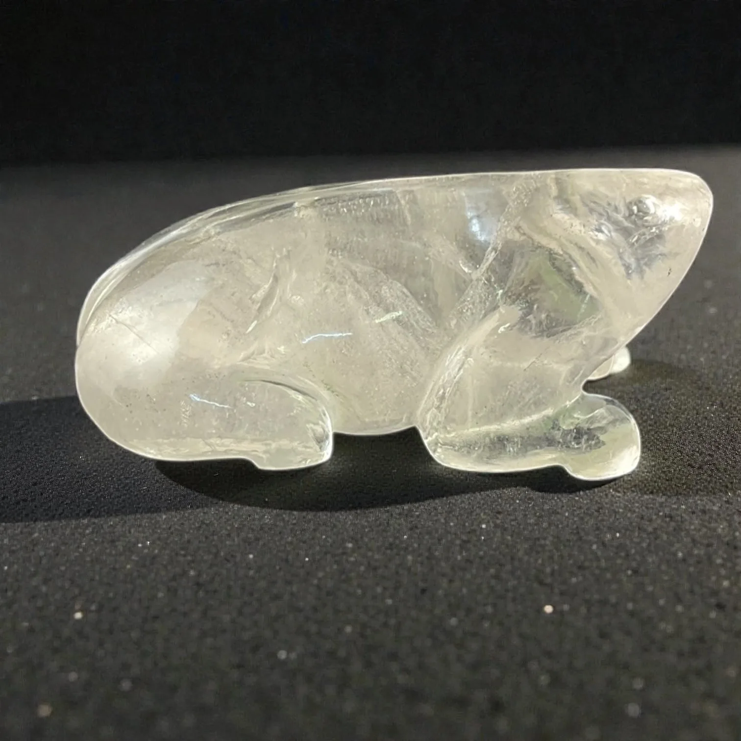 Clear Quartz Frog