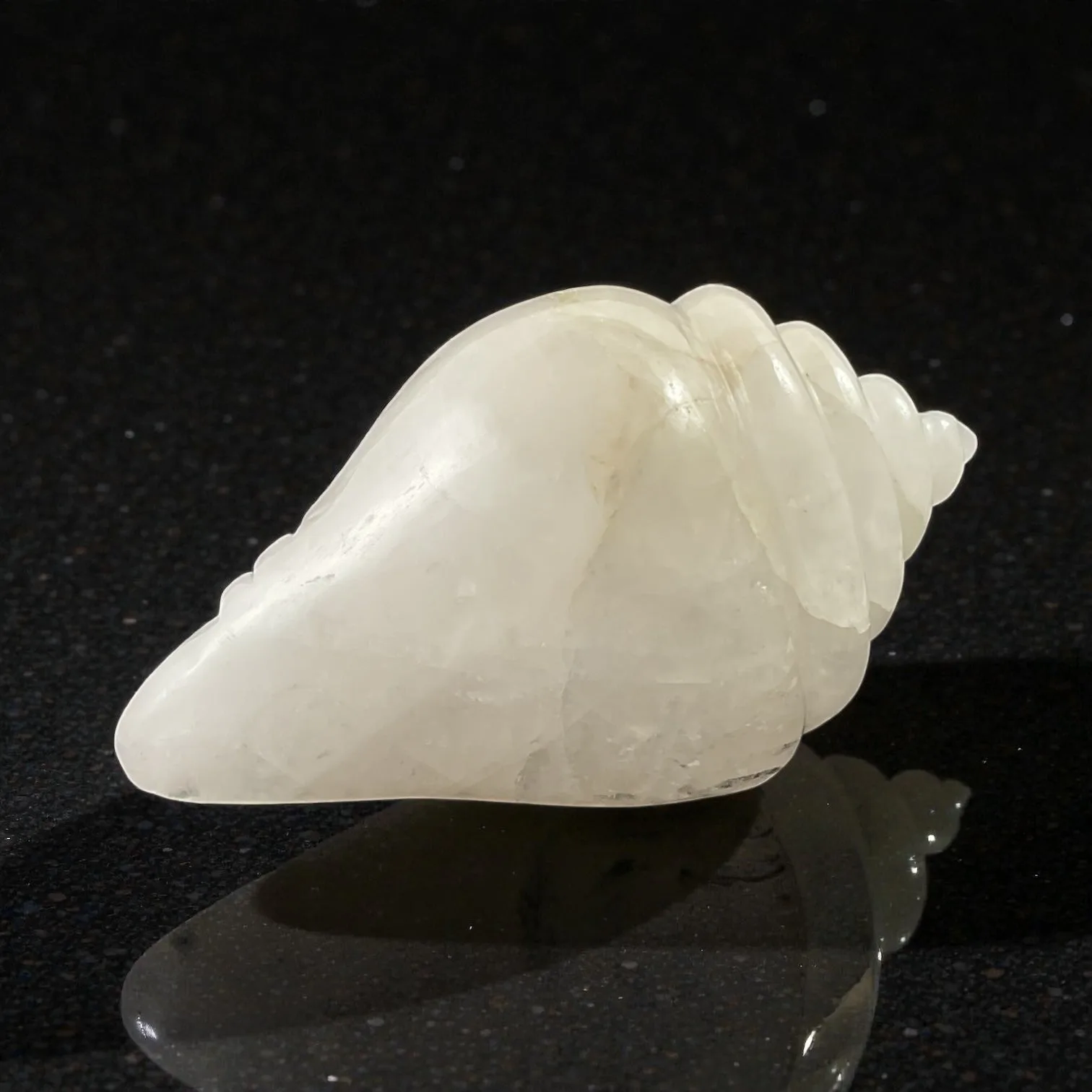 Crystal Quartz Shankh