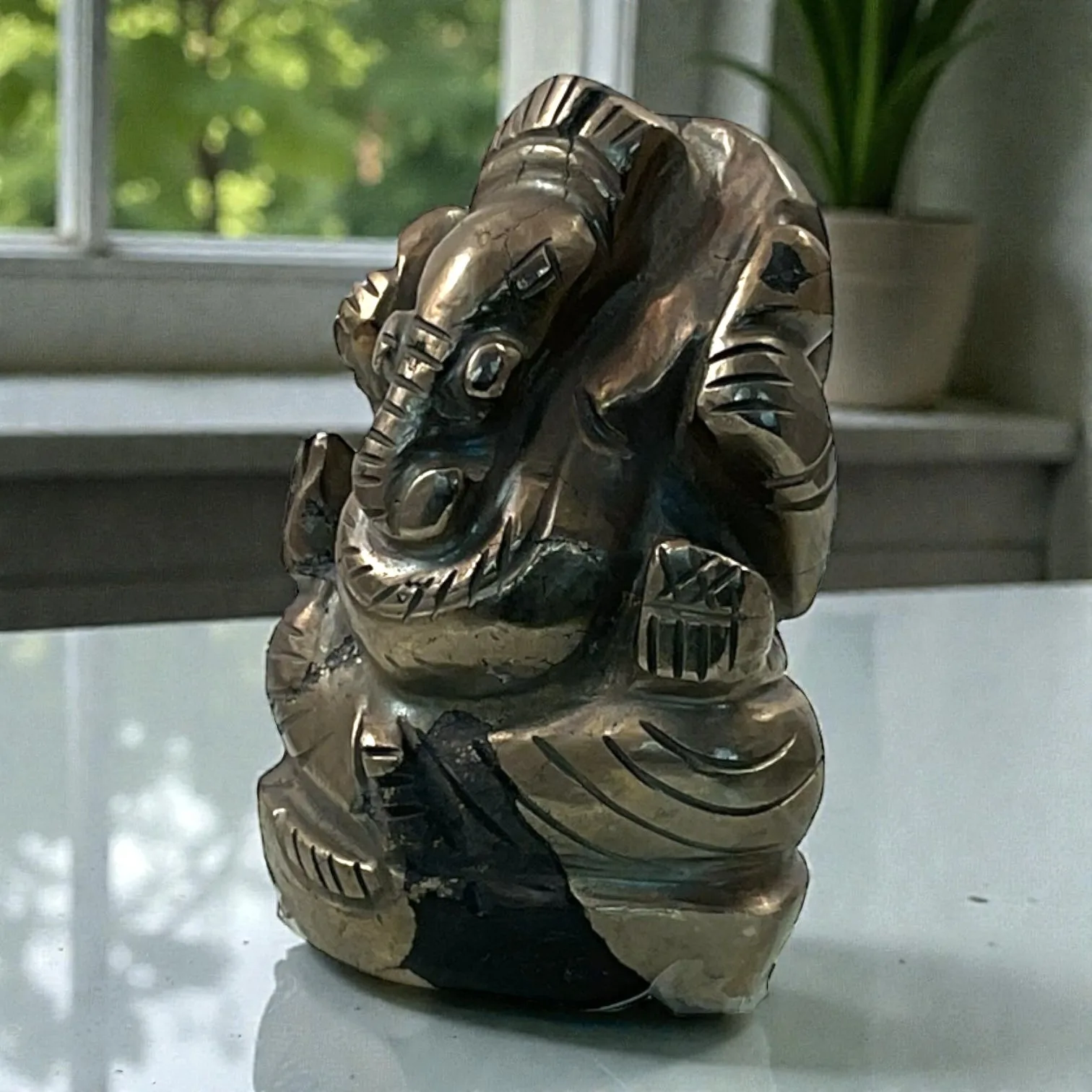 Pyrite Ganesha