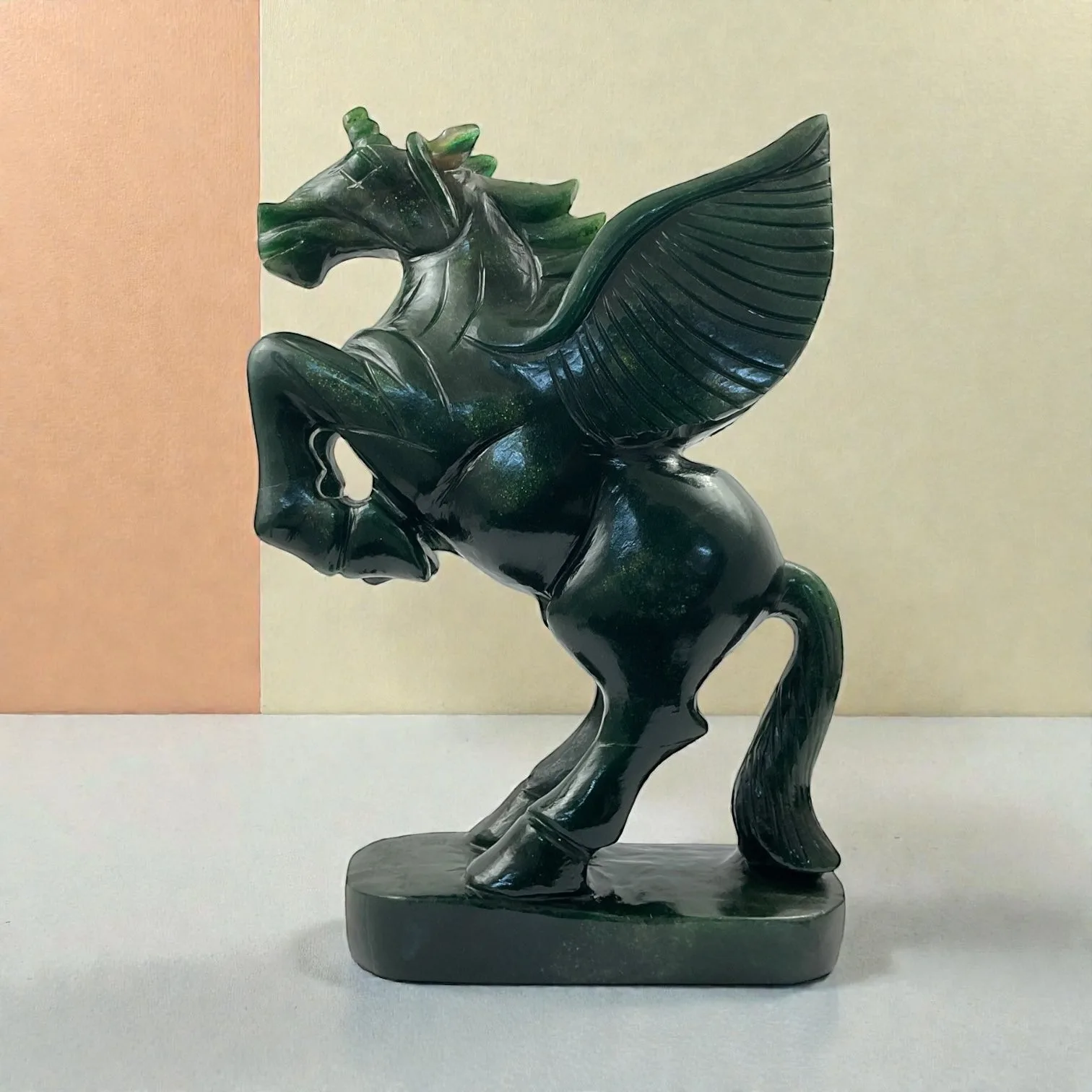 Green Aventurine Horse