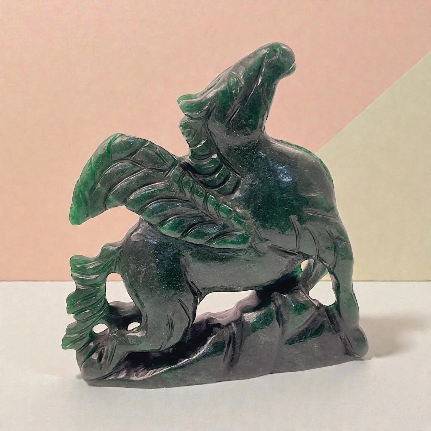 Green Aventurine Horse