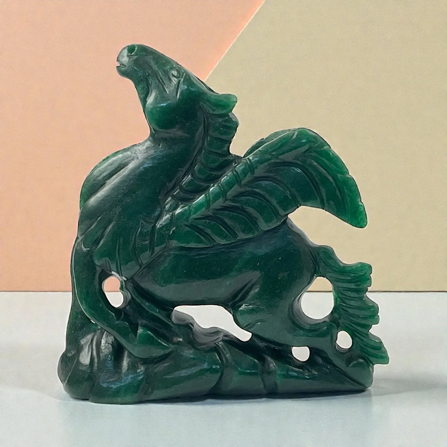 Green Aventurine Horse
