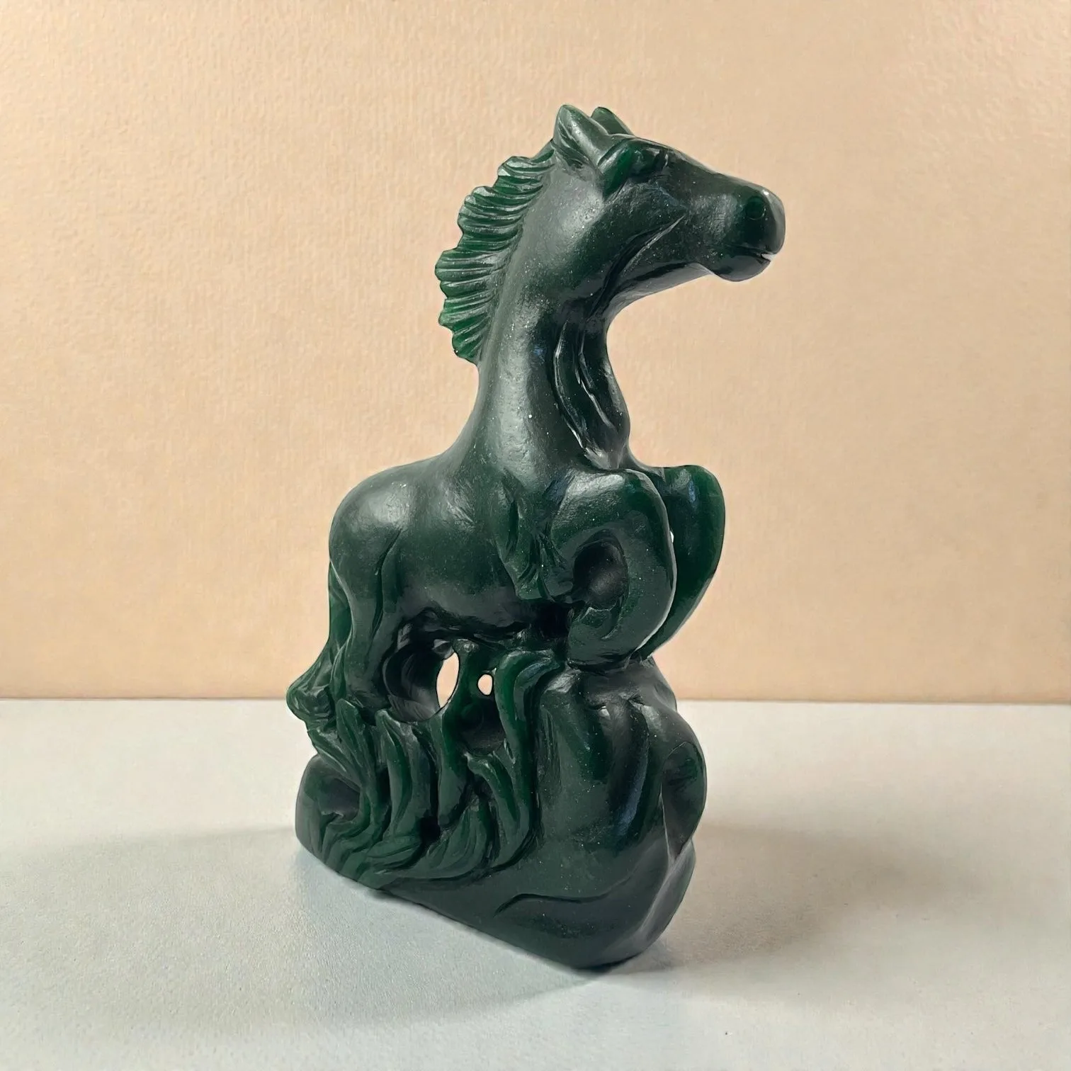 Green Aventurine Horse