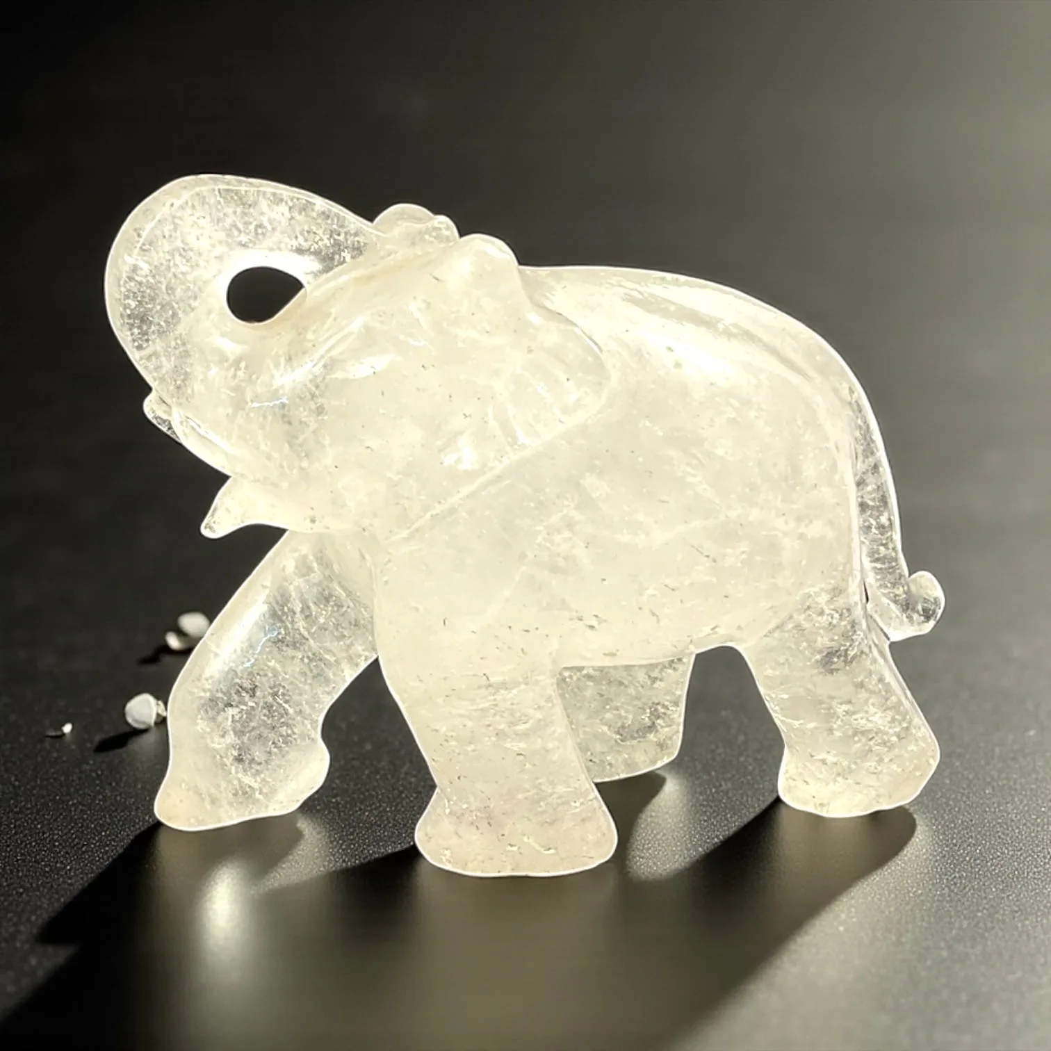 Clear Quartz Elephant