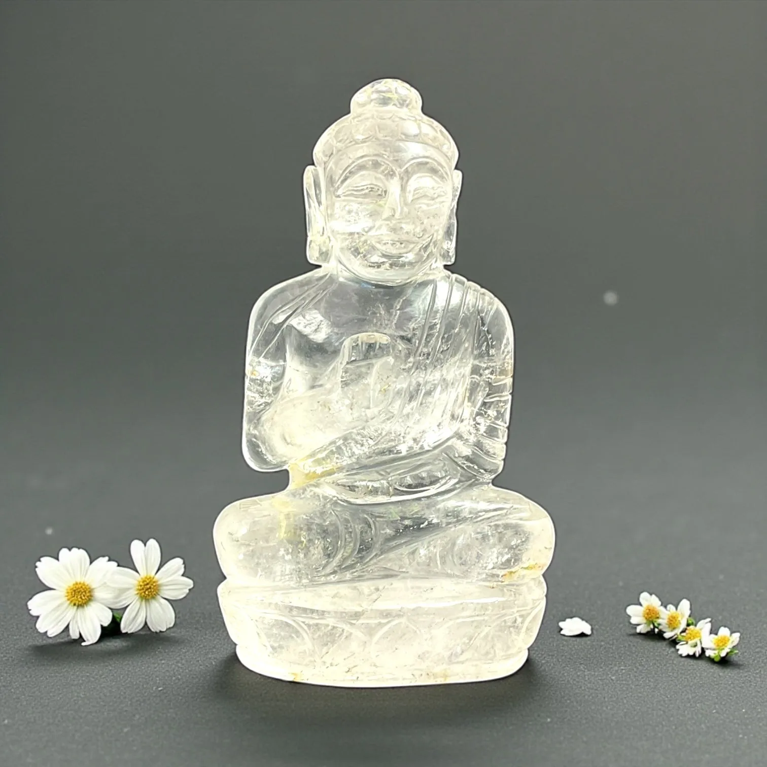 Clear Quatz Buddha