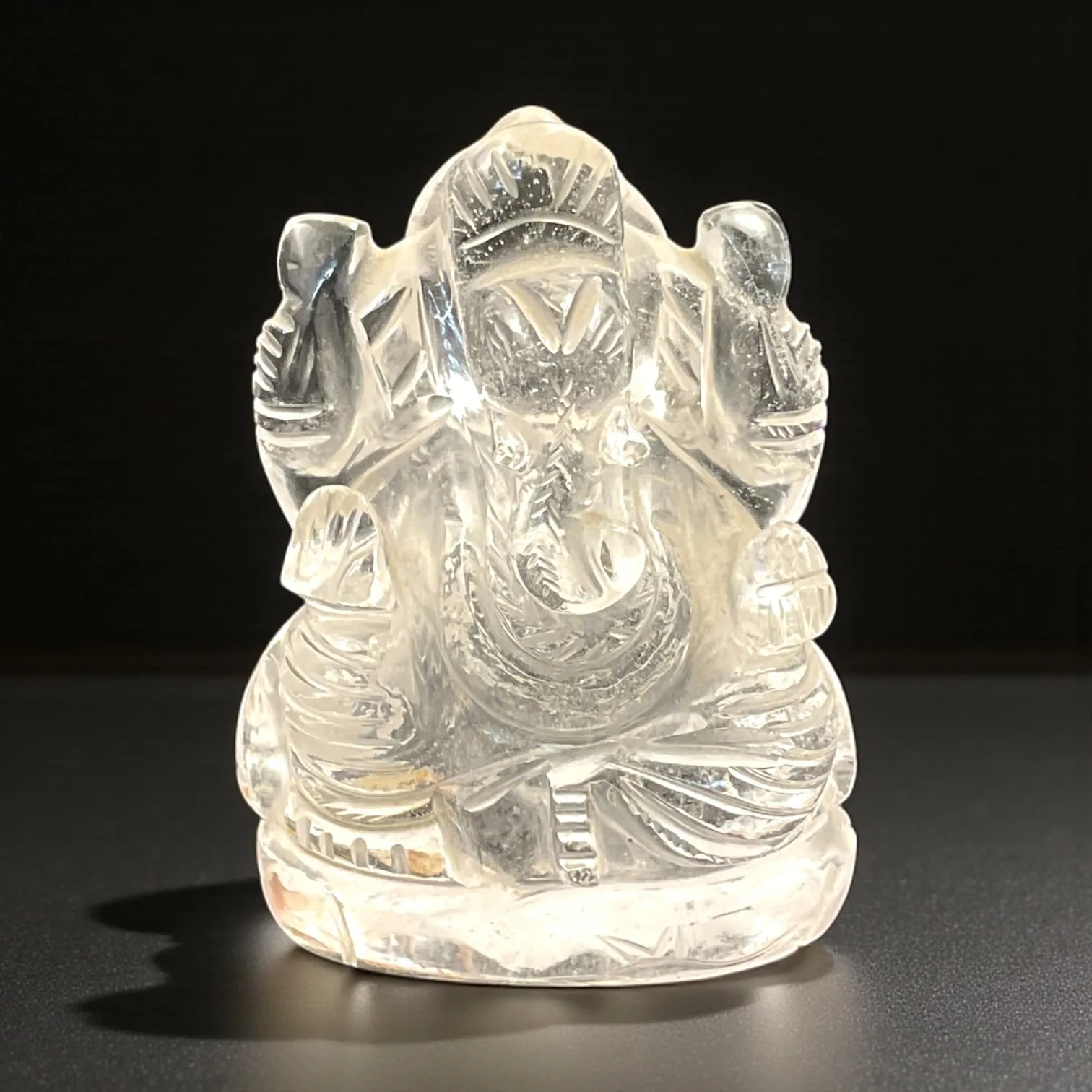 Clear Quartz Ganesha