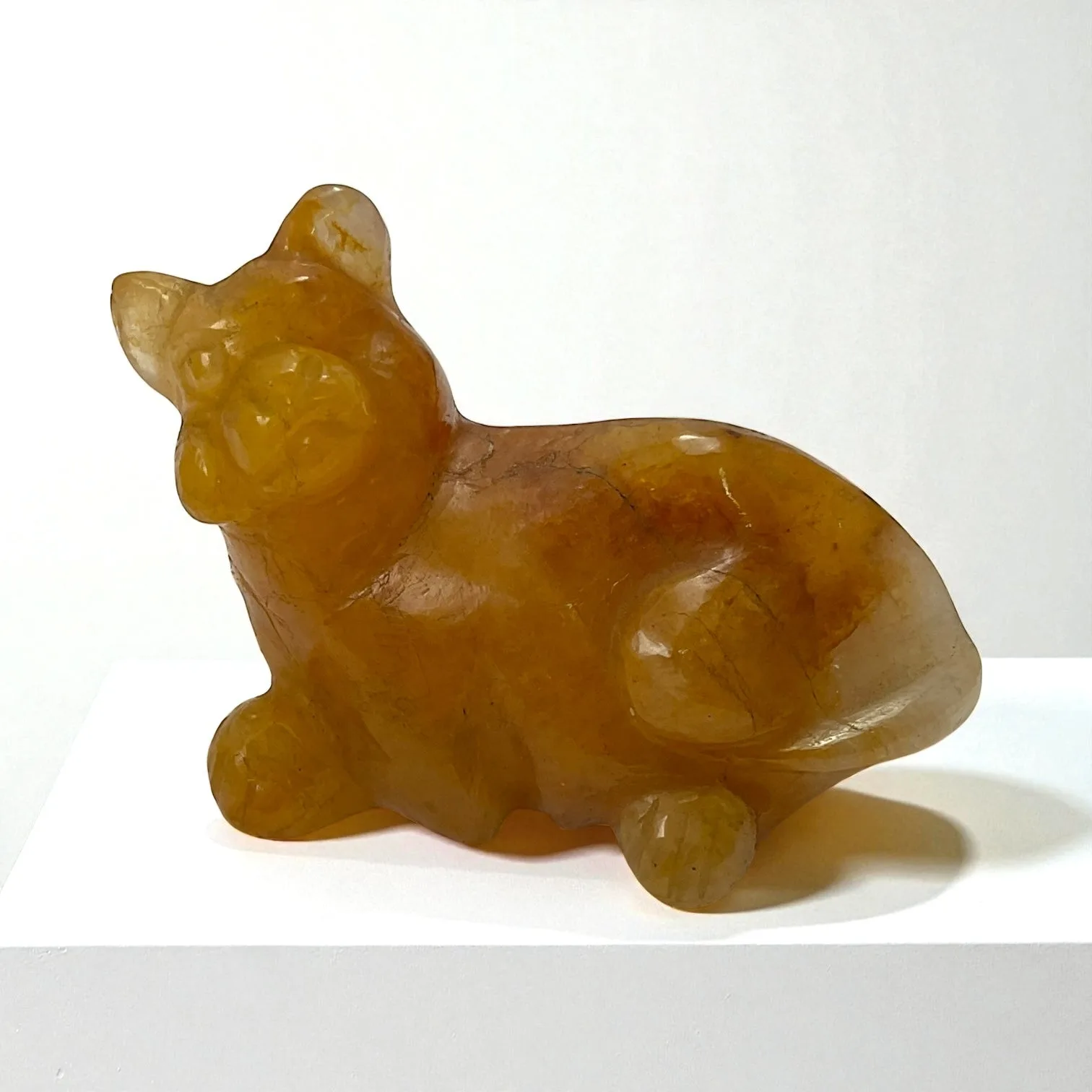 Yellow Aventurine Cat