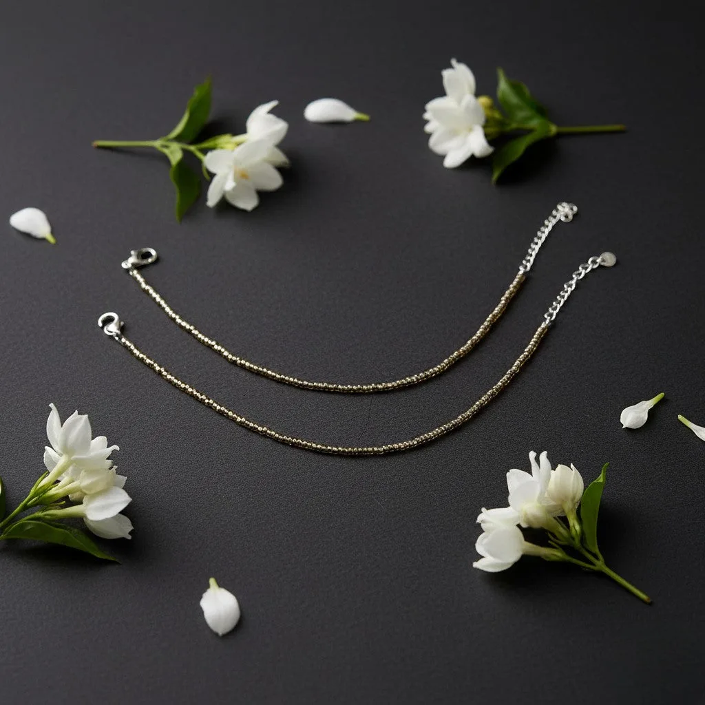 Pyrite Anklet (Single Pic)
