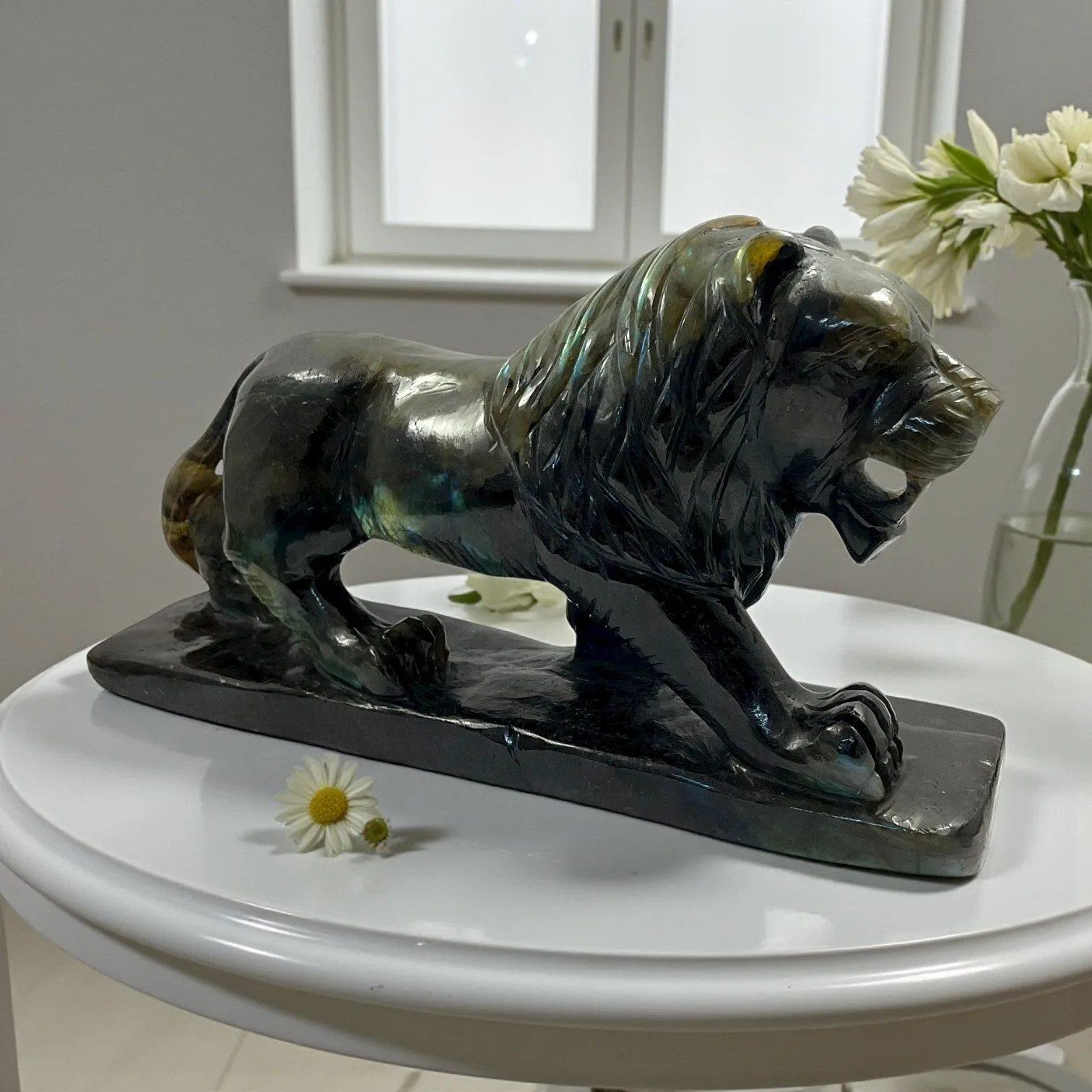 Labrodorite Lion