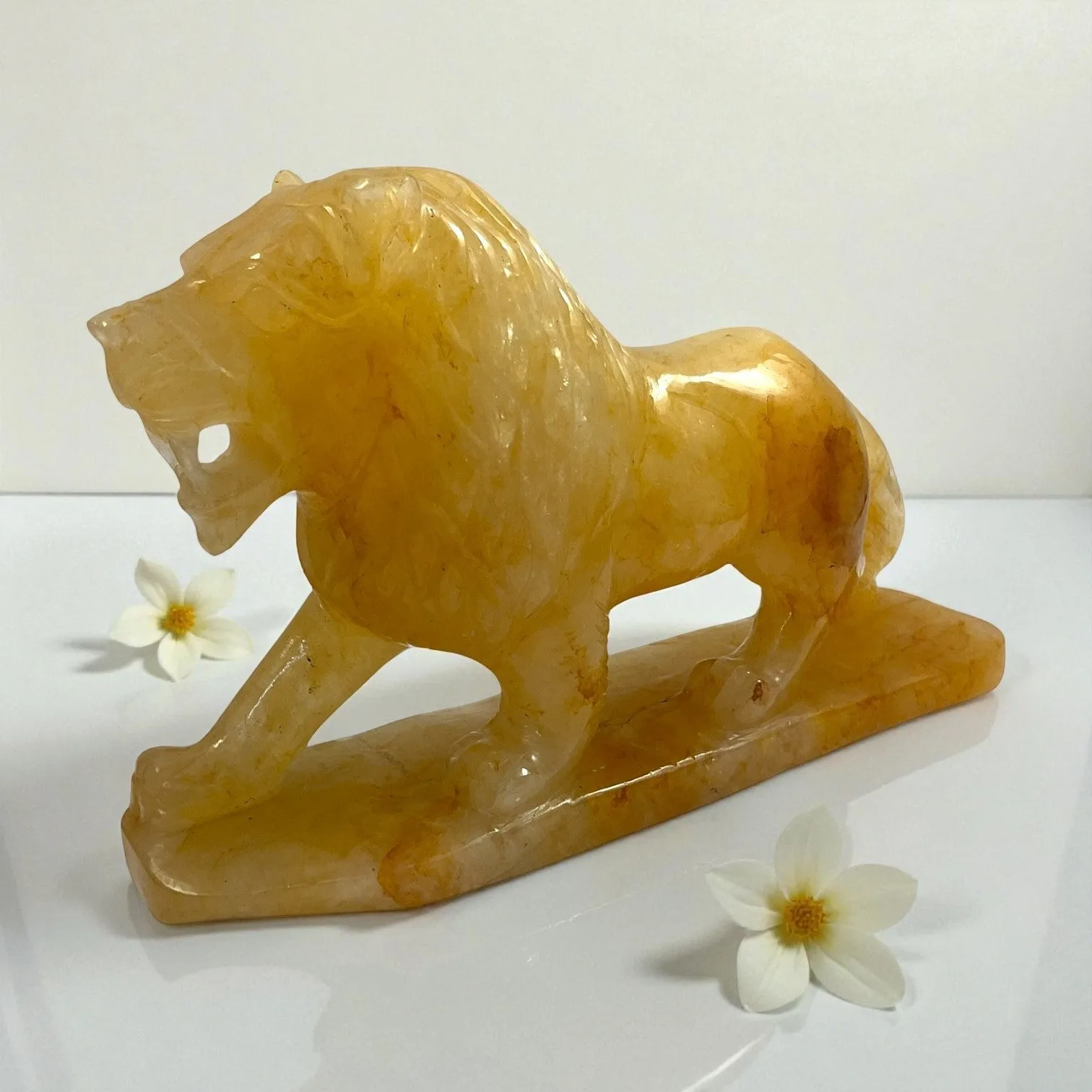 Yellow Aventurine Lion