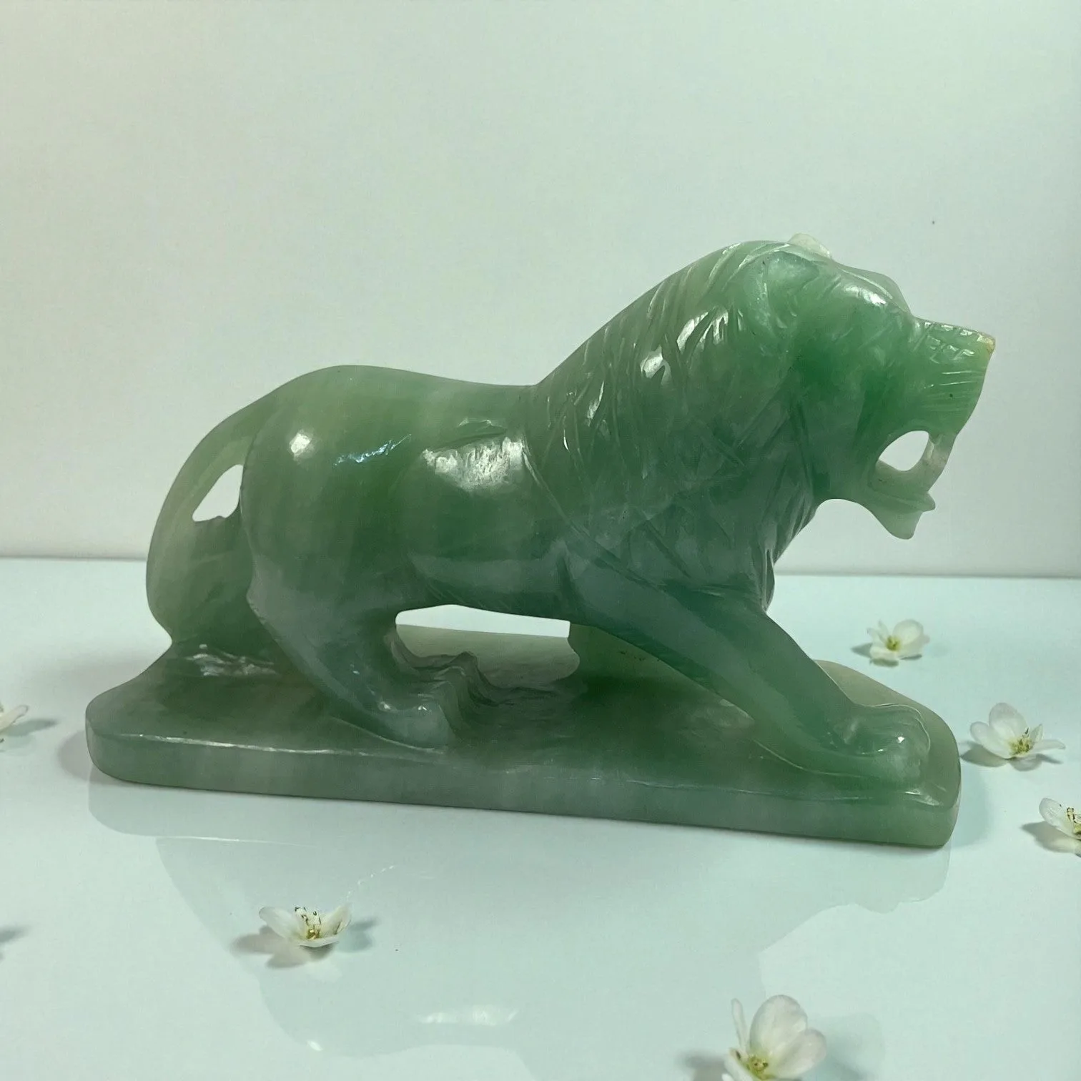 Green Aventurine Lion