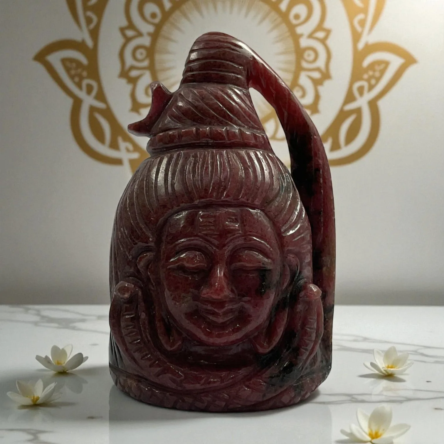 Rhodonite Shiva