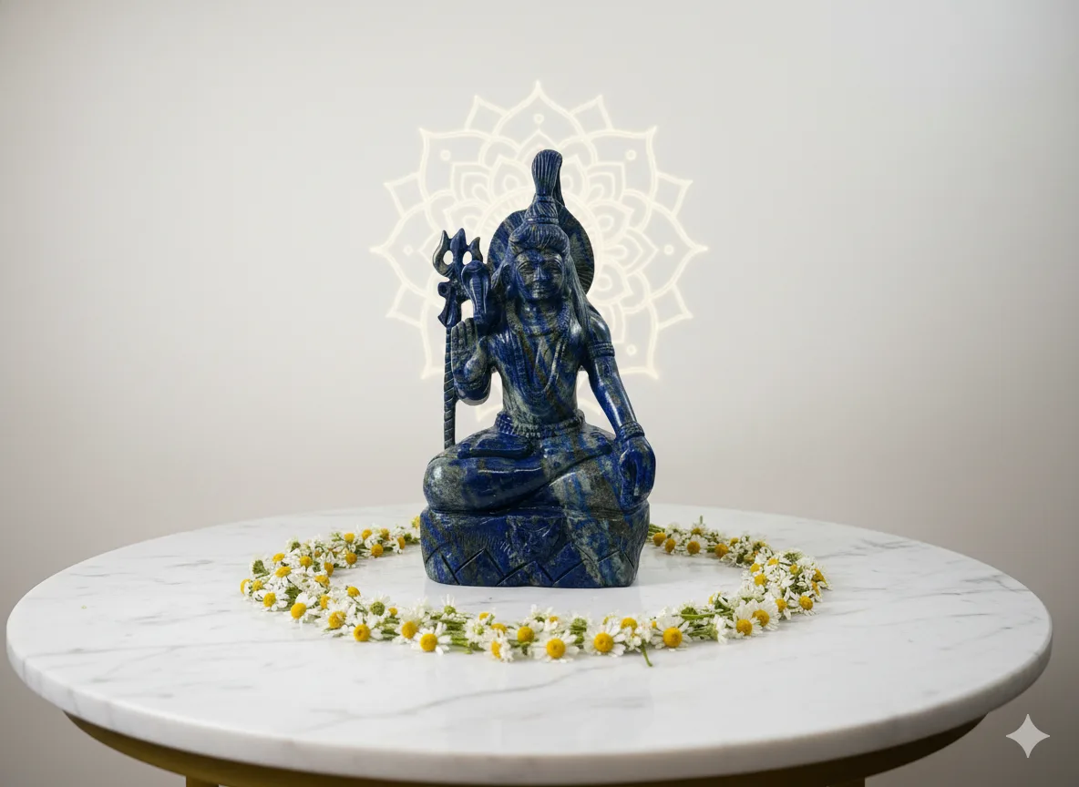 Lapis Lazuli Shiva