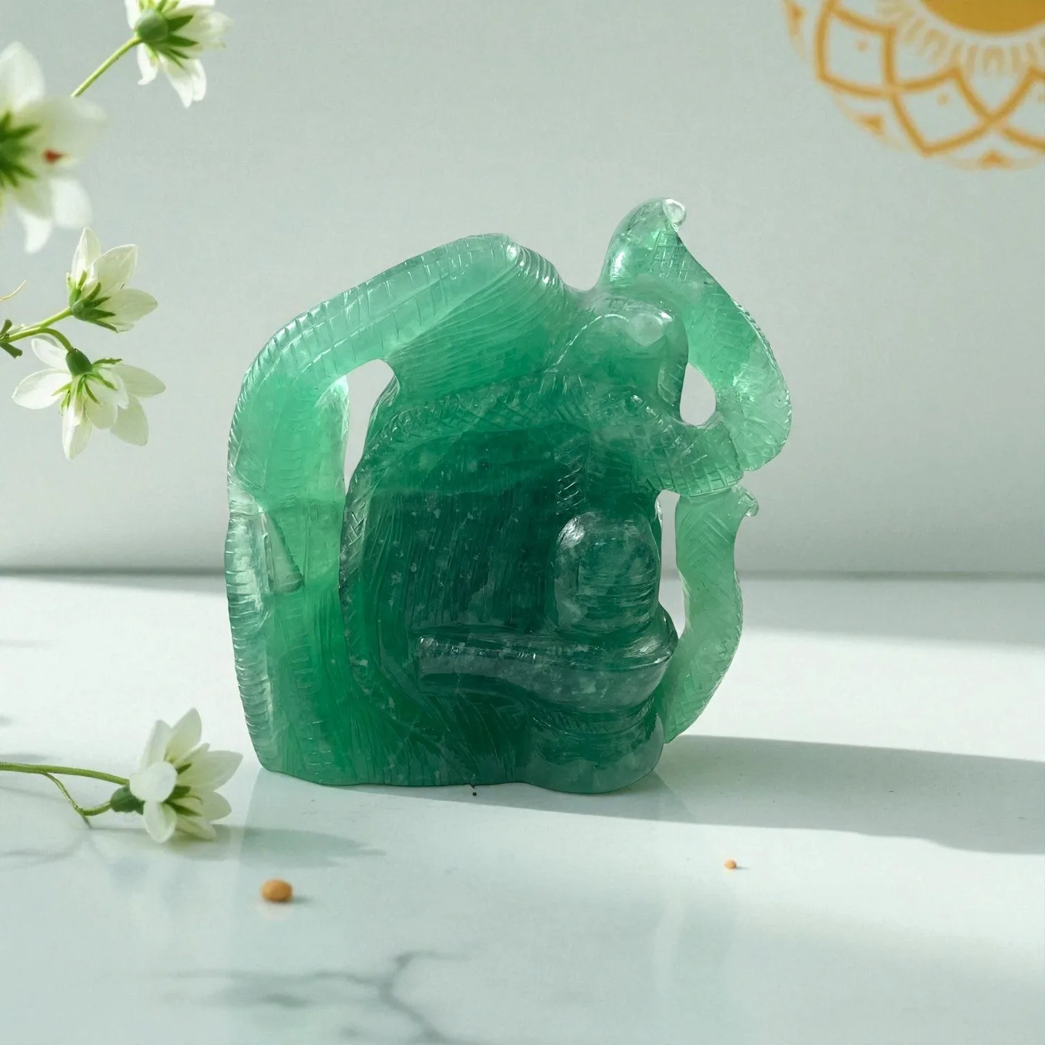Fluorite Shiva