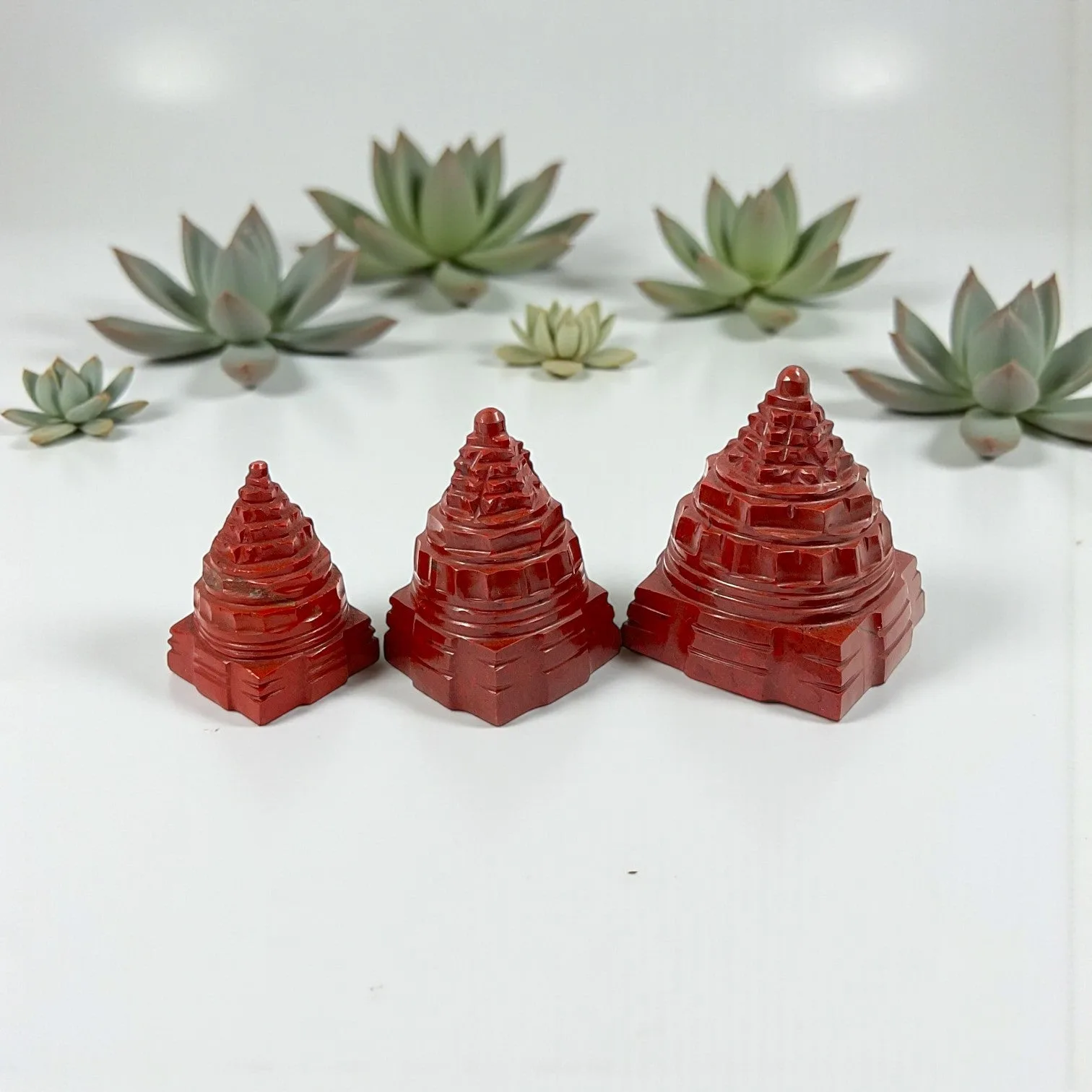 Red Jasper Shri Yantra