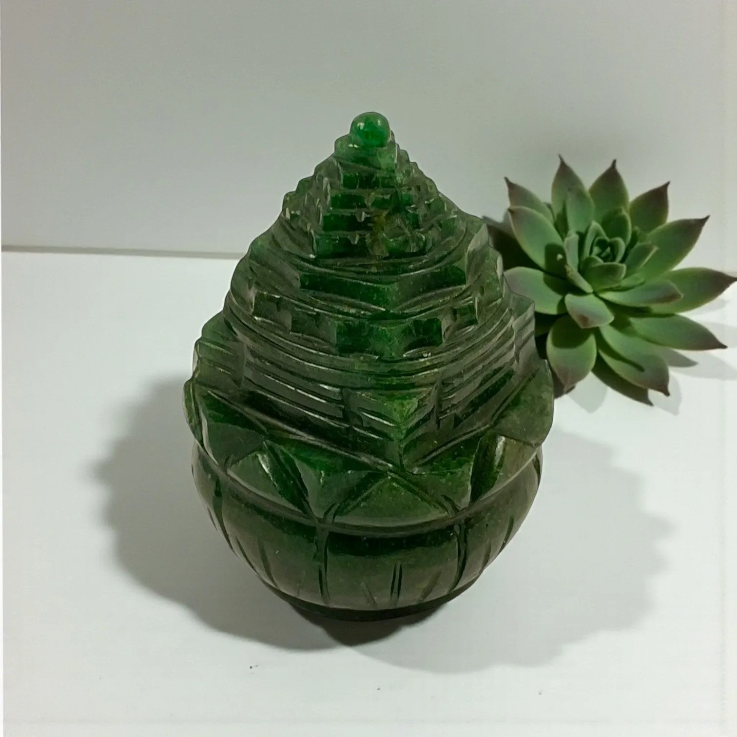 Green Aventurine Shri Yantra