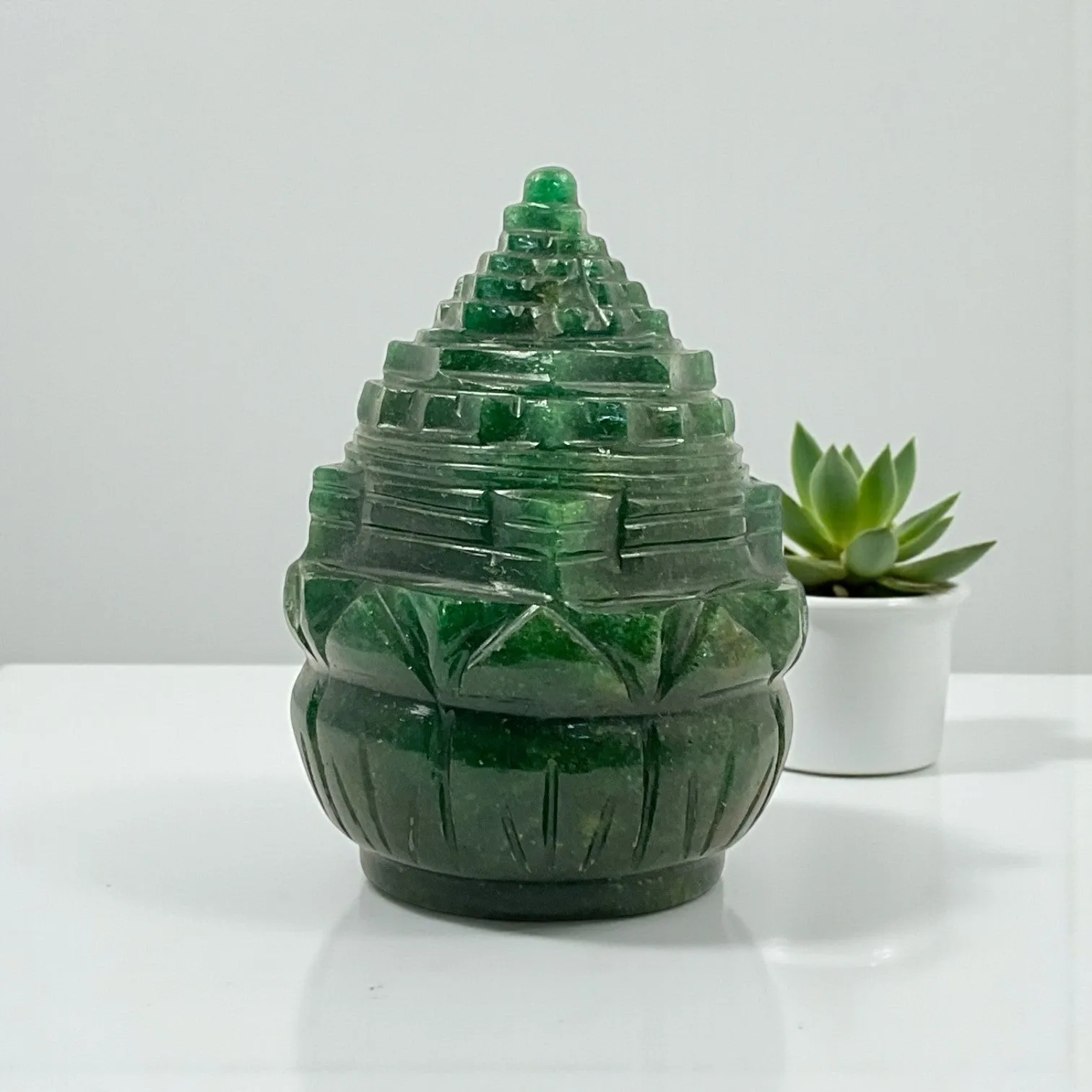 Green Aventurine Shri Yantra